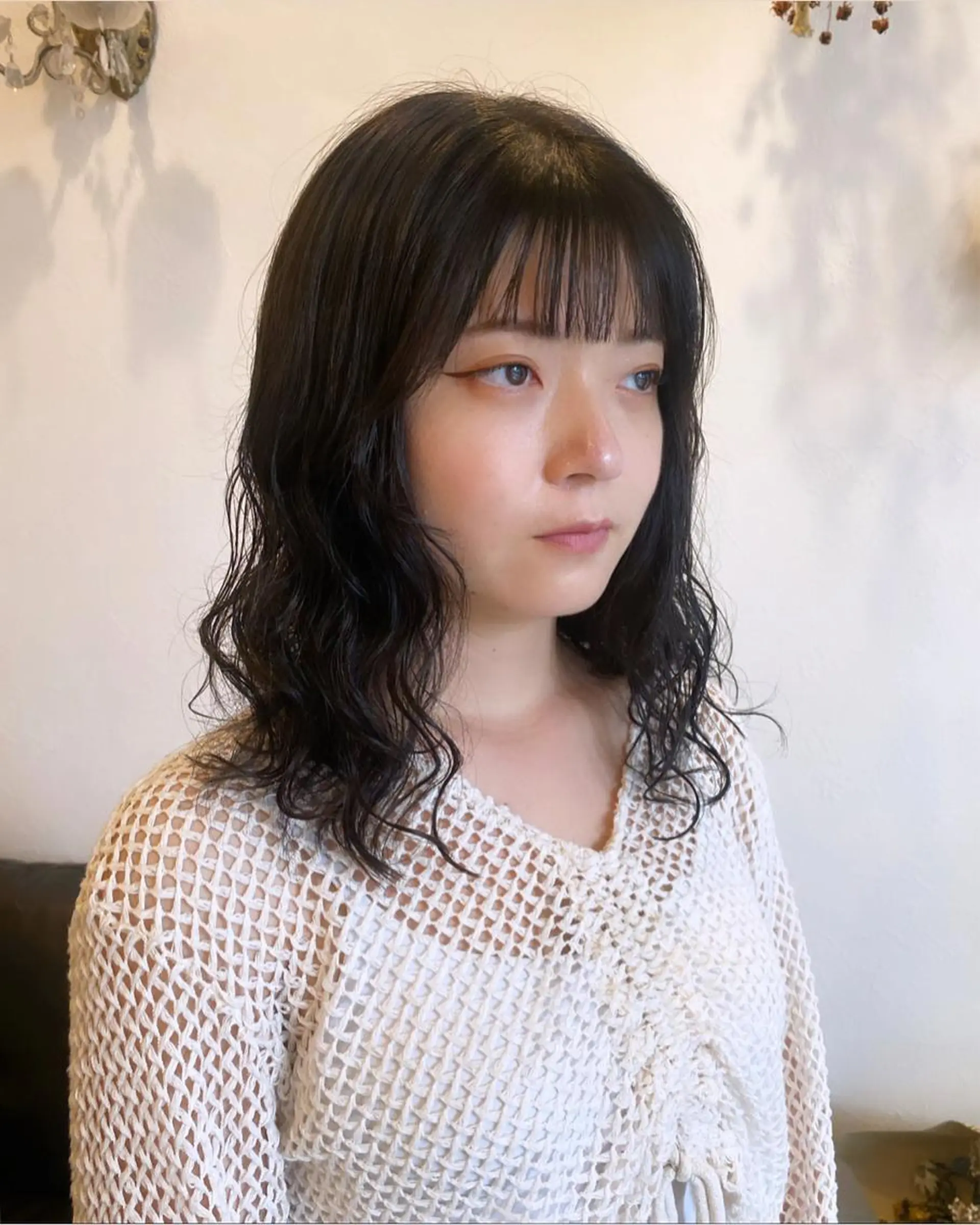 ミディアム カット パーマ トリートメント botan🦖*･ amiのヘアスタイル