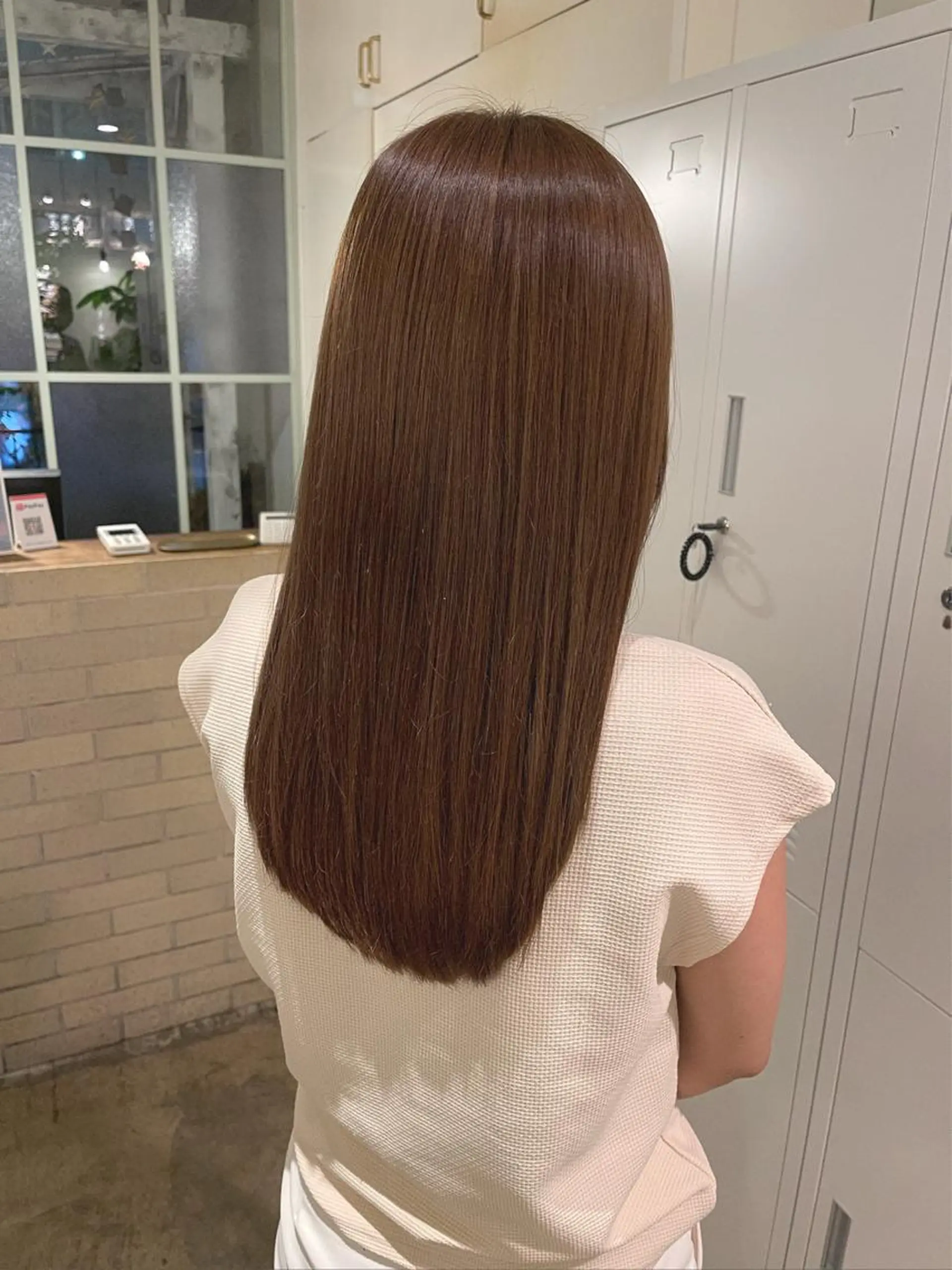 ミディアム カット トリートメント TELA HAIR草加店所属・西久保 光のヘアスタイル