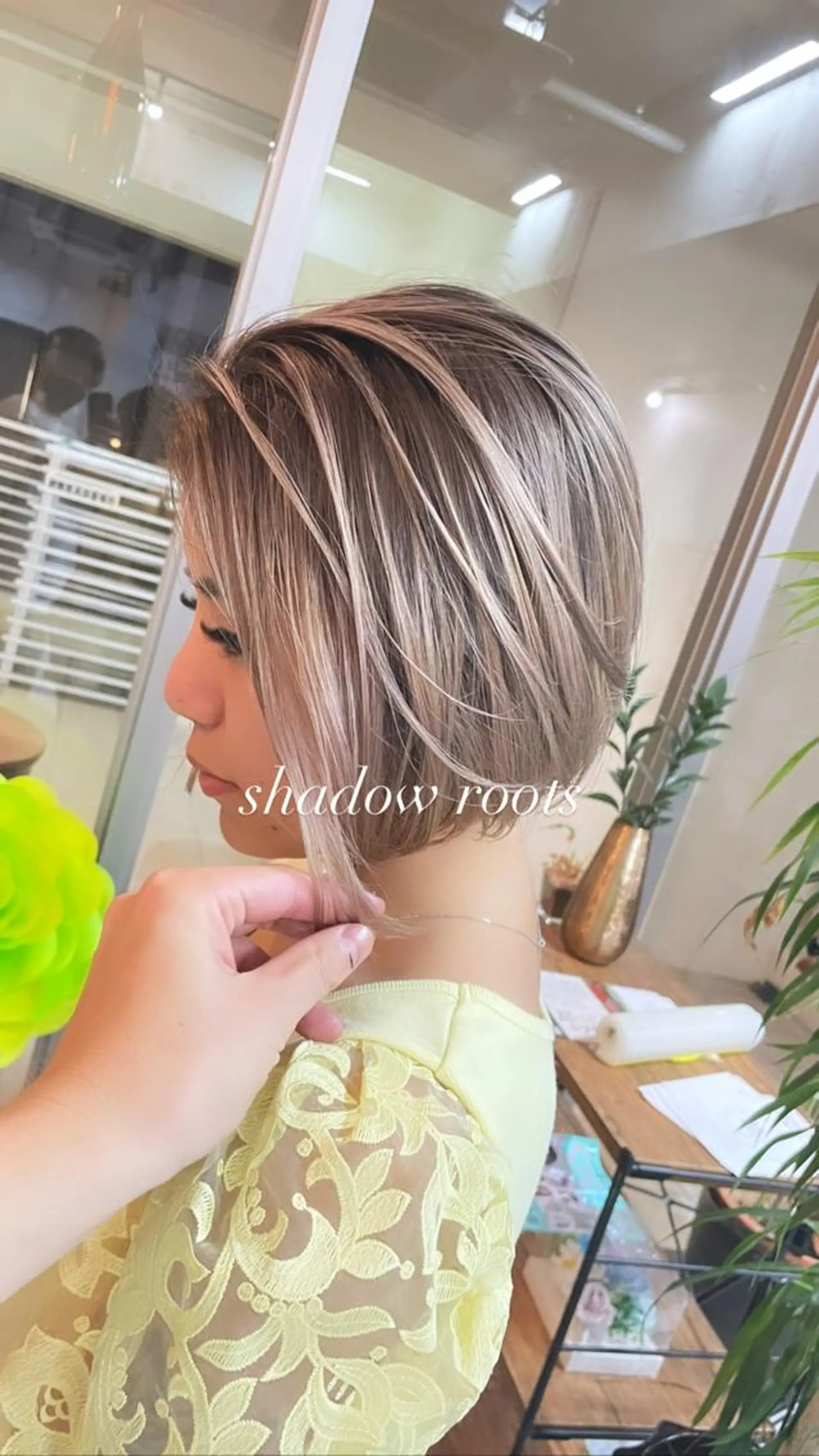 ショート ボブ レイヤーカット and K所属・and K 那覇小禄店のヘアスタイル