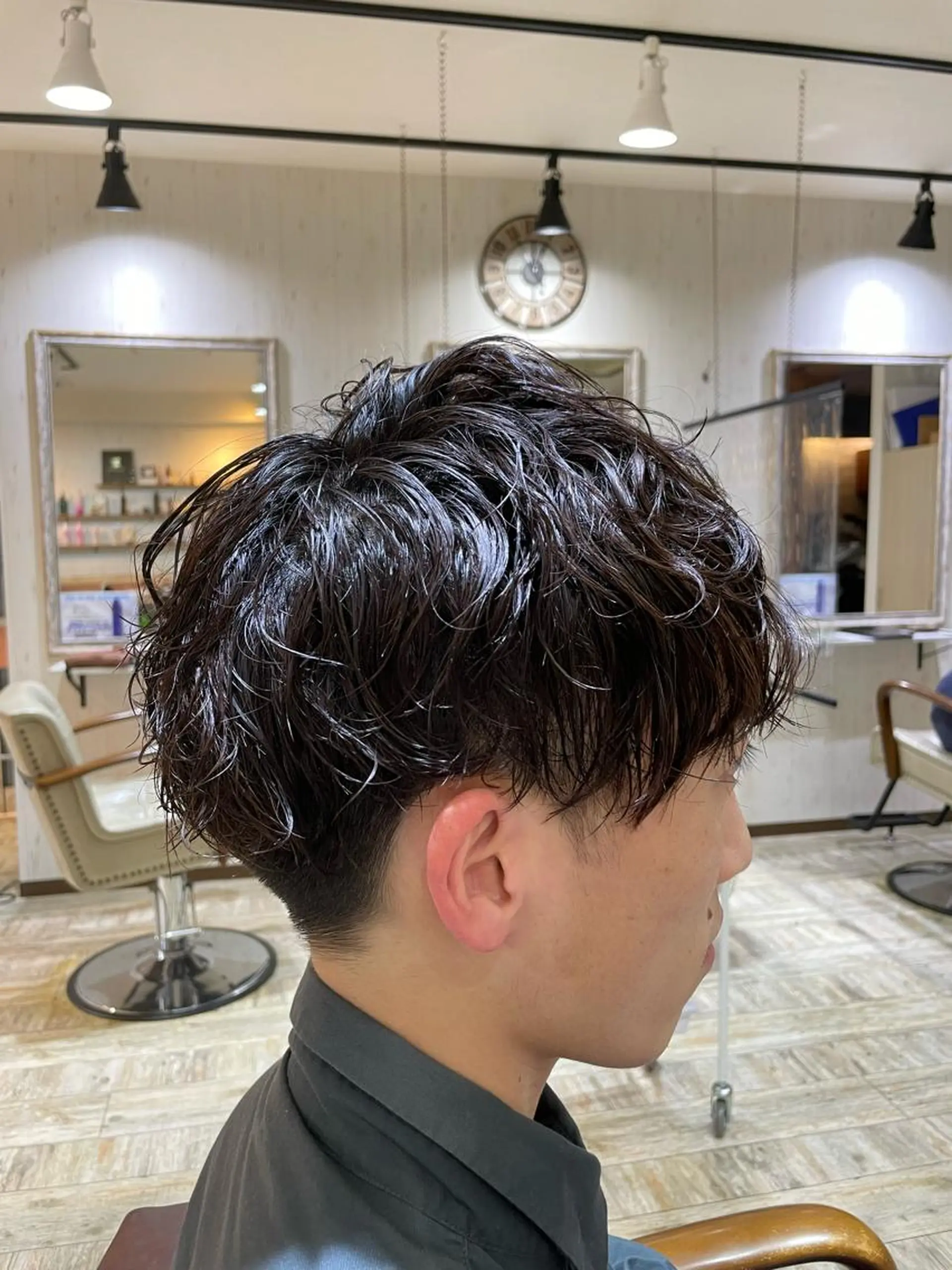 ショート パーマ メンズ カット パーマ ヘッドスパ 【垢抜け大人髪】 TIARA西山のヘアスタイル