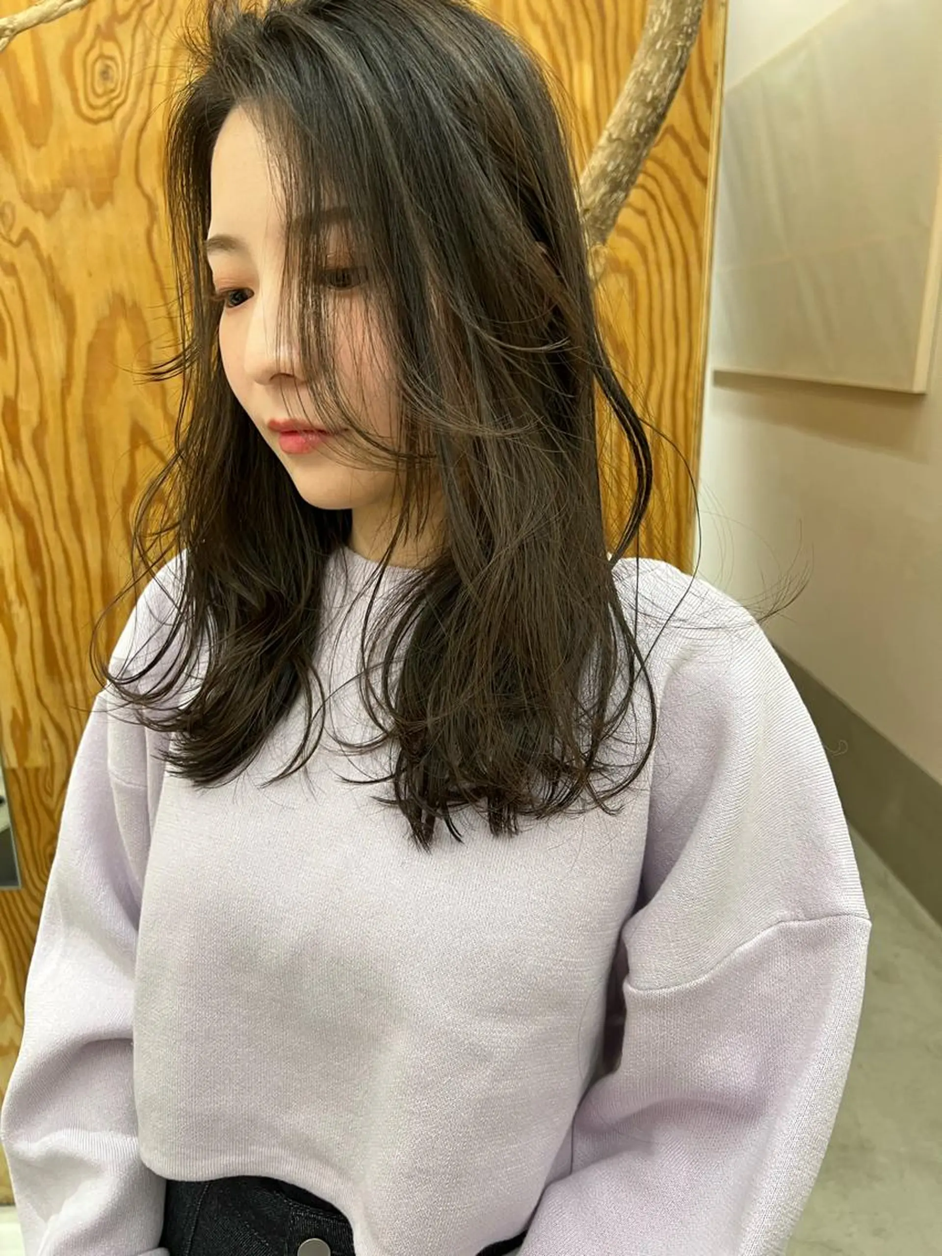ロング カラー パーマ ヘアアレンジ 村岡 夏美のその他イメージ