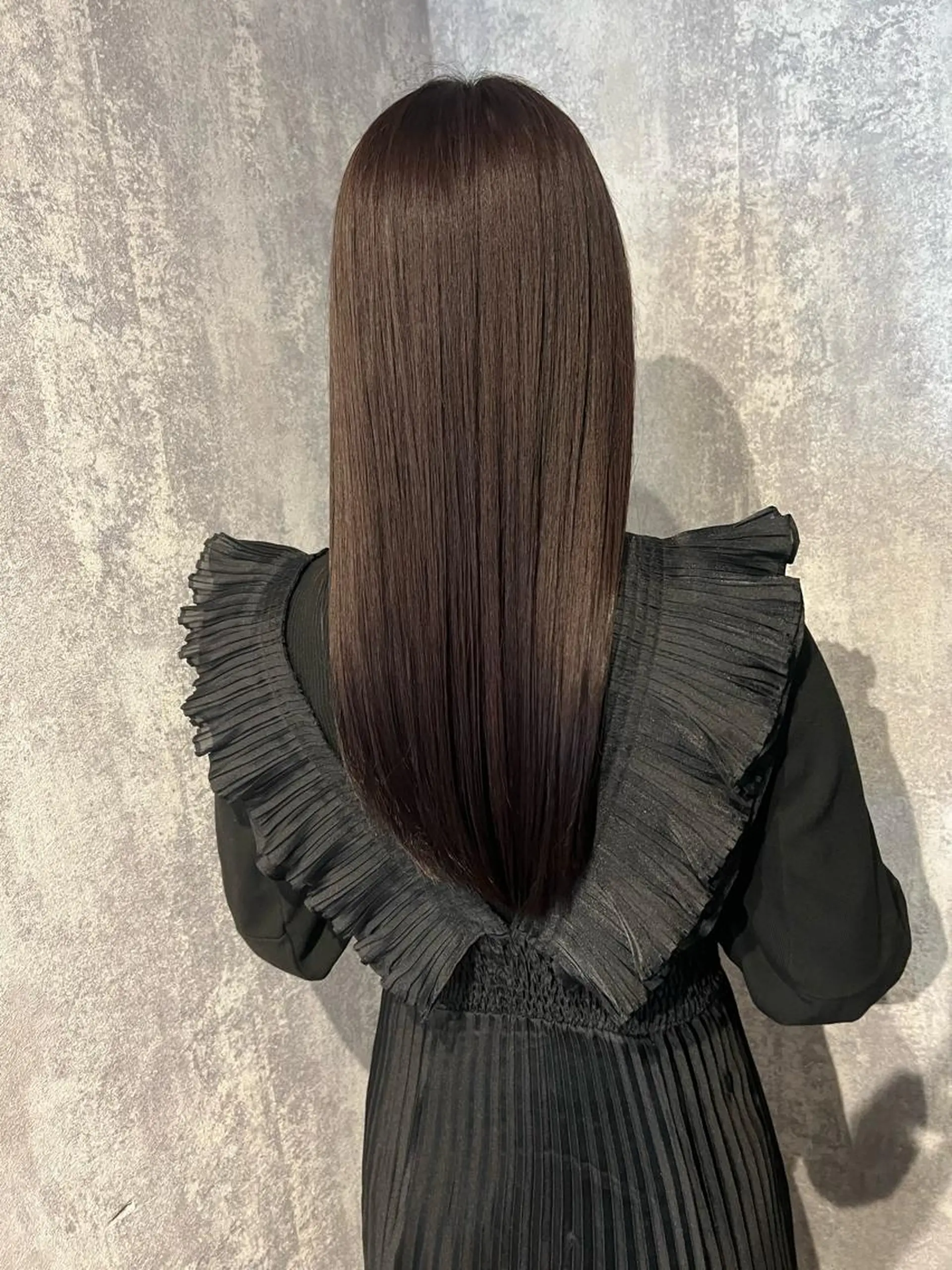 ロング パーマ 縮毛矯正 カット 縮毛矯正 福田　洋樹 /  zina博多のヘアスタイル