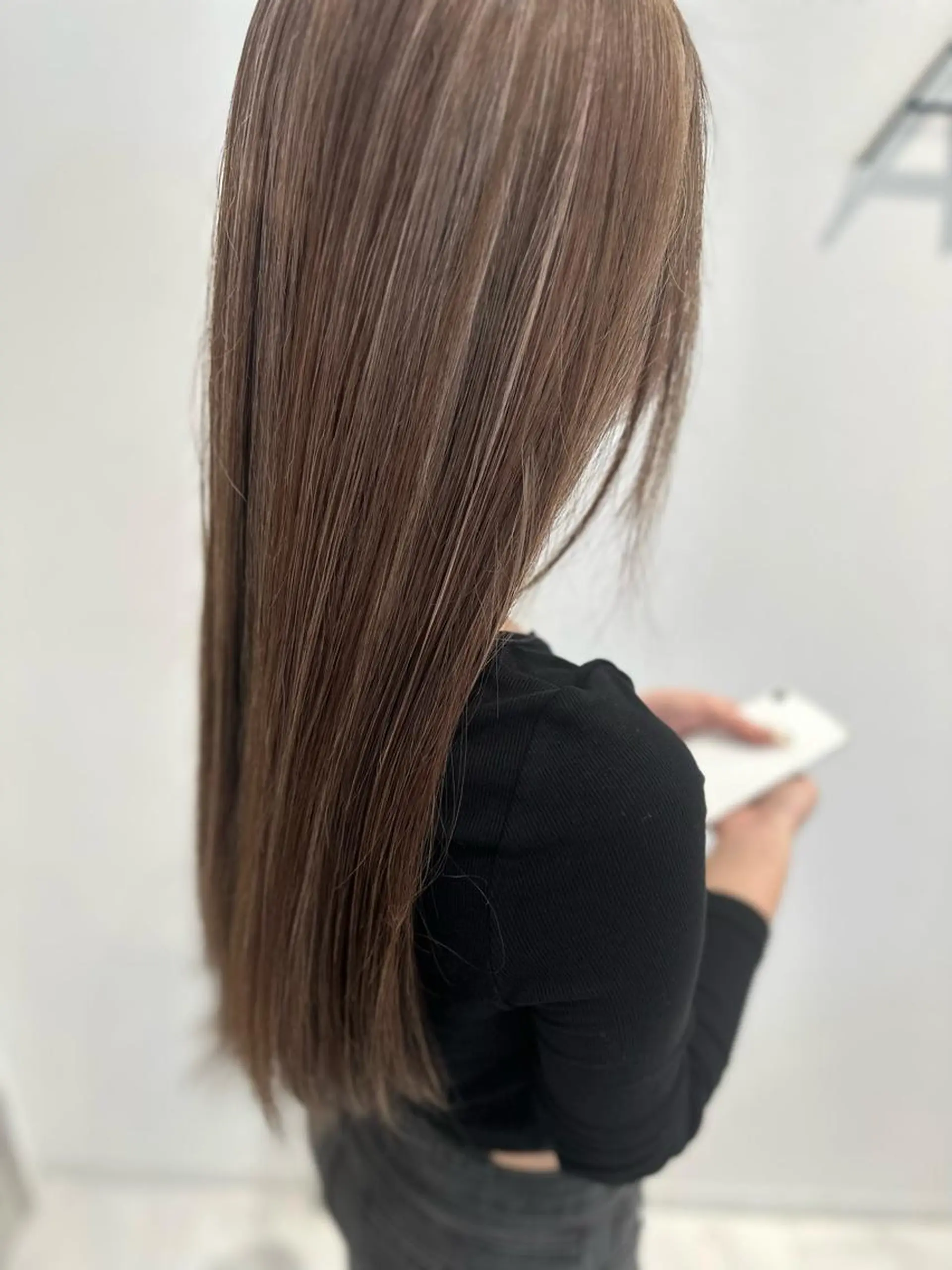 ロング カラー ハイライトカラー ハイライト カット ヘアカラー 💘韓国カラー💘 クルミのヘアスタイル