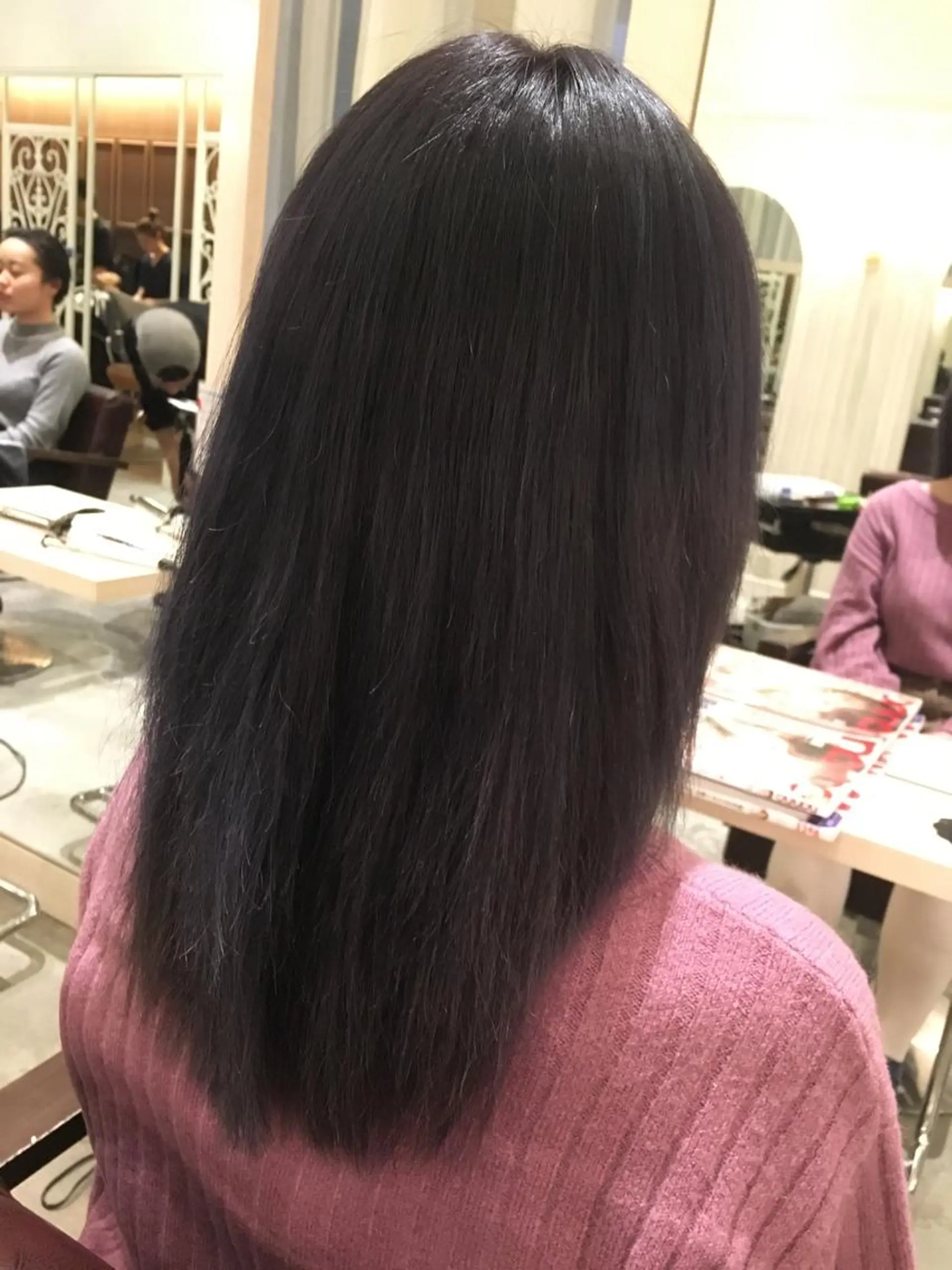 ロング カラー ネイビーカラー パープルカラー 🏆感動をお約束🏆 🥇SHO🎖のヘアスタイル