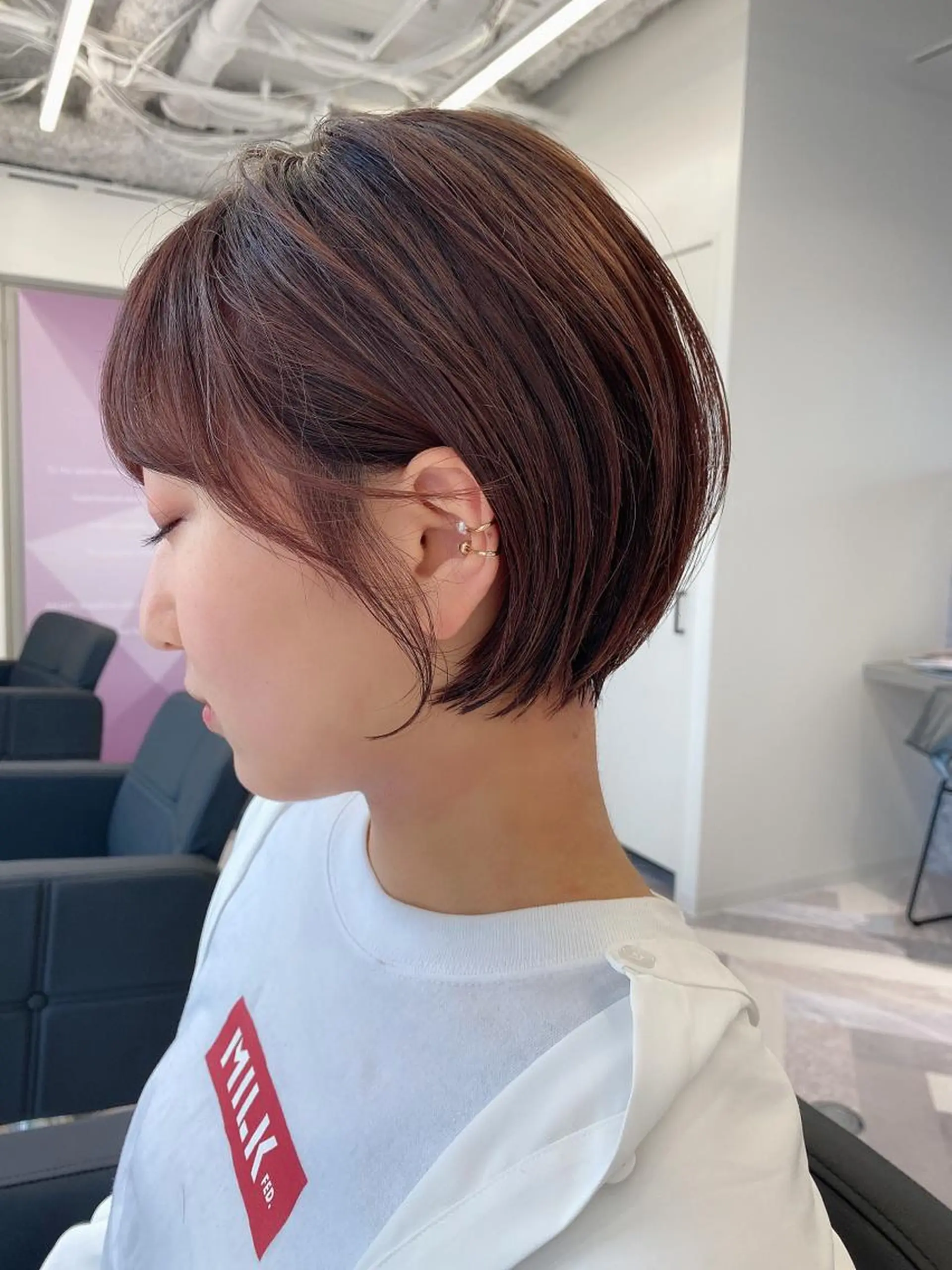 ショート カラー ヘアカラー HARUKI MINATO japan所属・🧡ショートの達人 🧡SHOのヘアスタイル