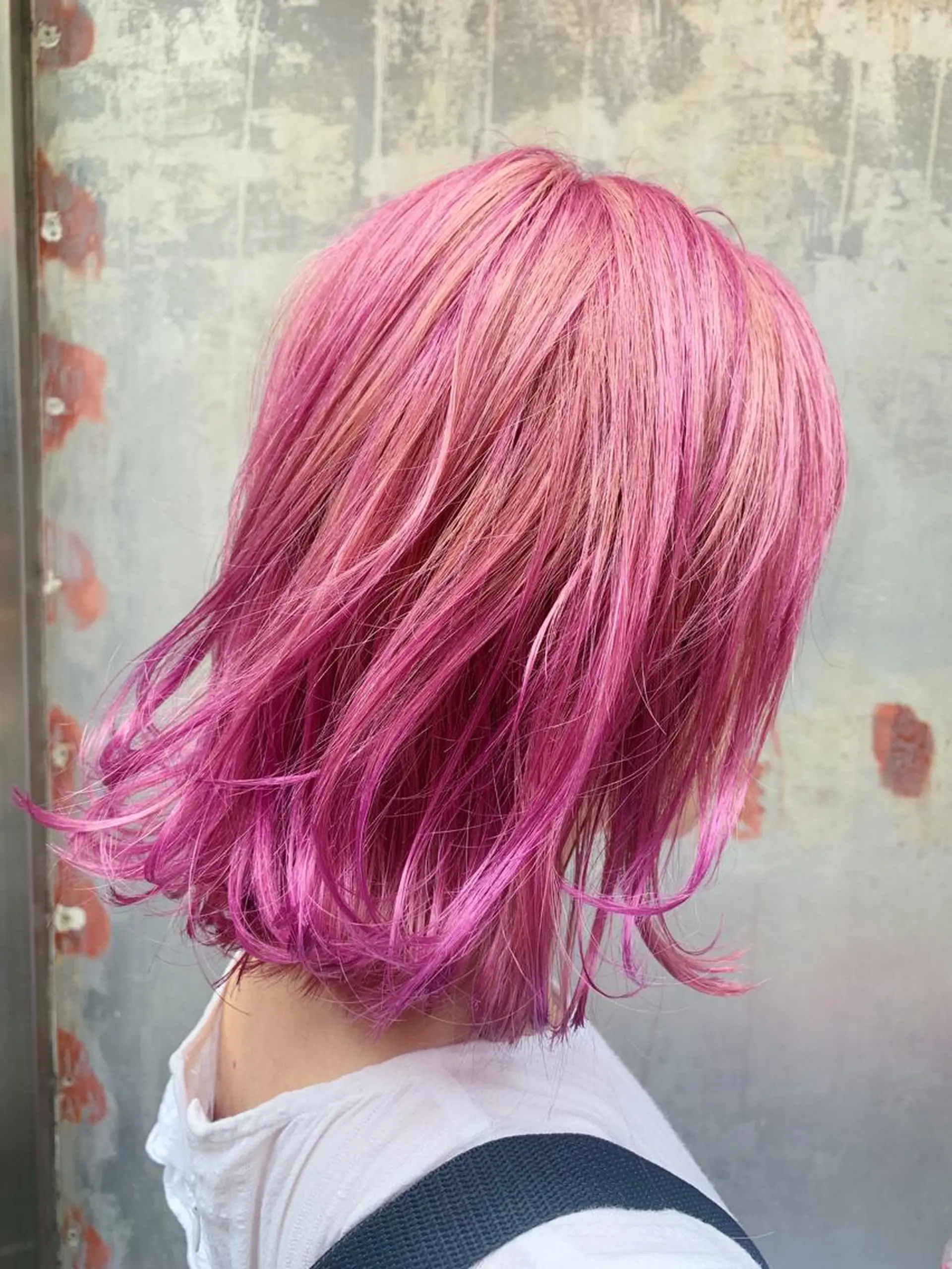 ショート カラー ピンクカラー カット ヘアカラー トリートメント ヘアセット ブリーチカラーNo. 1🌈 RYOGAのヘアスタイル