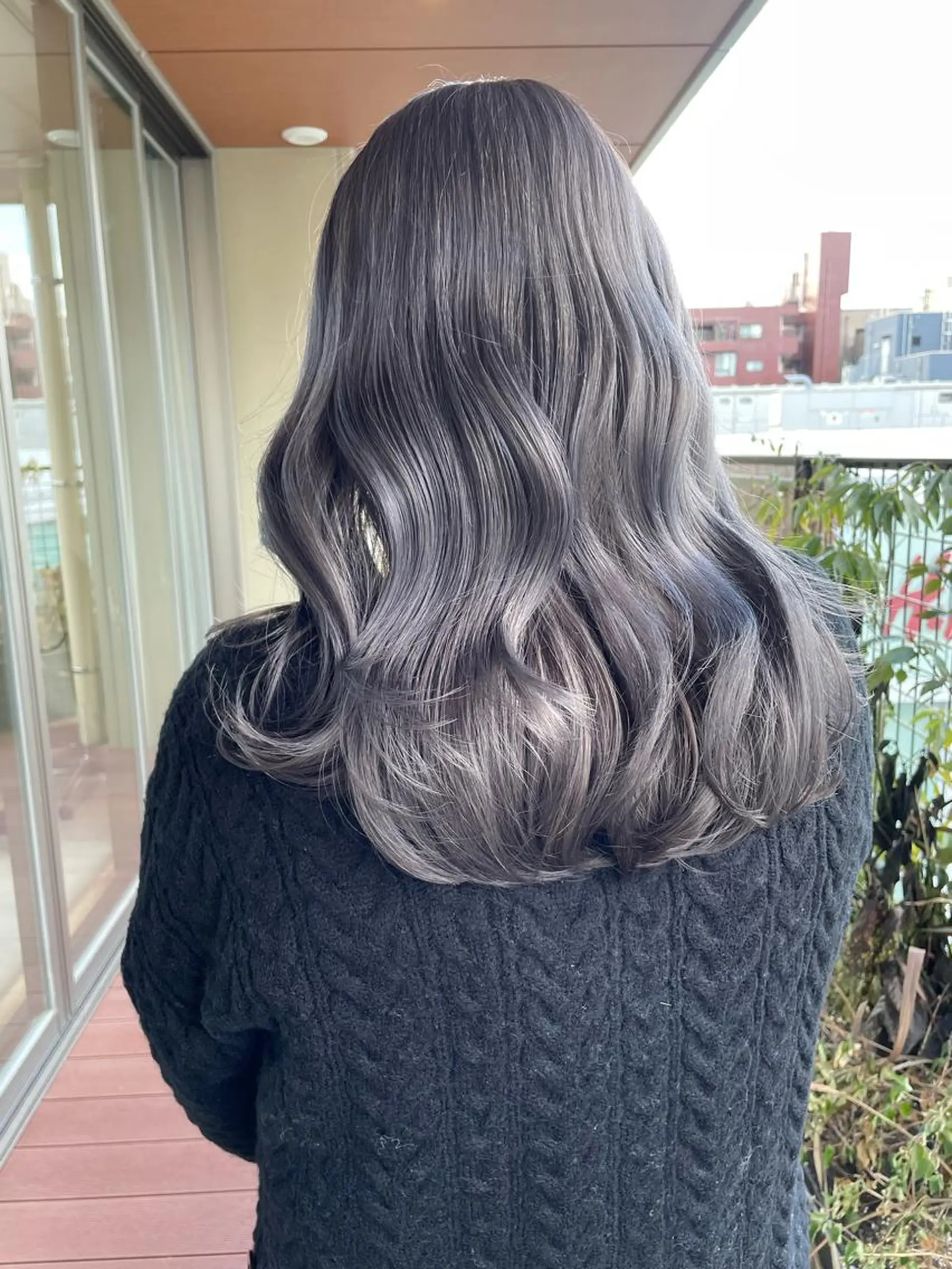 セミロング カラー Zina博多筑紫口_ aikaのヘアスタイル