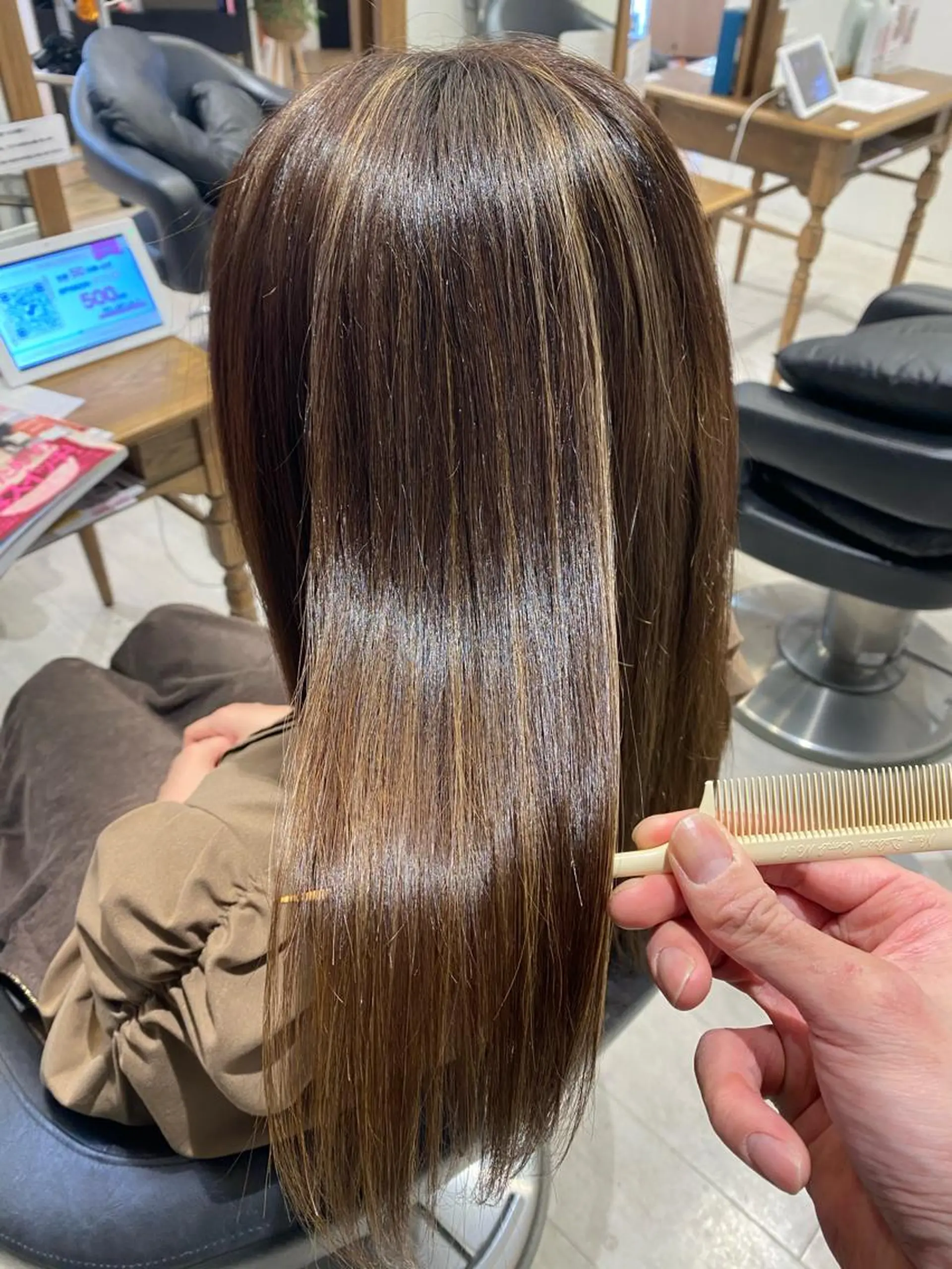 ロング 髪質改善 カット 縮毛矯正 ✨美髪矯正の専門家✨ 髪質改善　松村のヘアスタイル