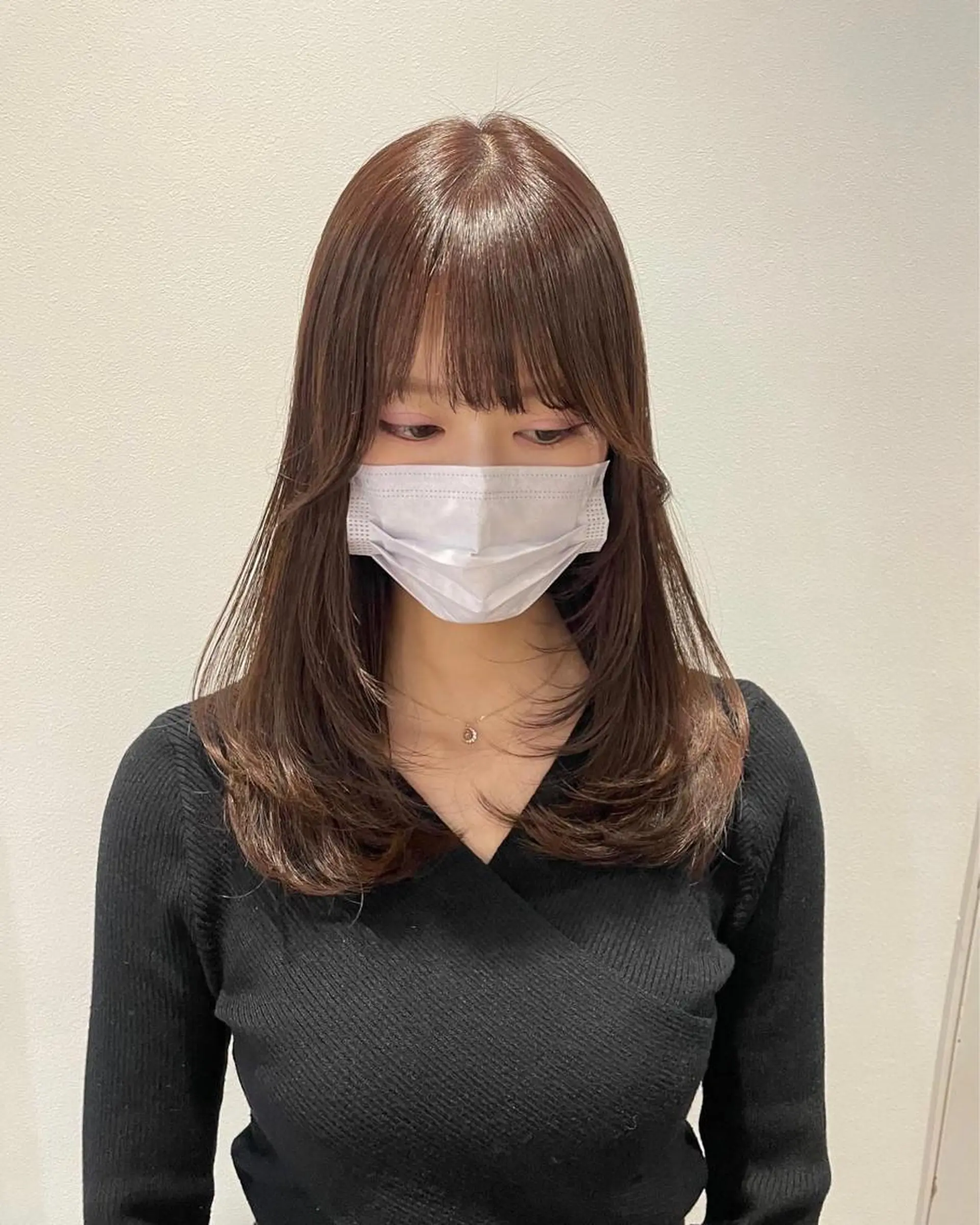 セミロング カット トリートメント 銀座/レイヤーカット 🤍内野すみれのヘアスタイル