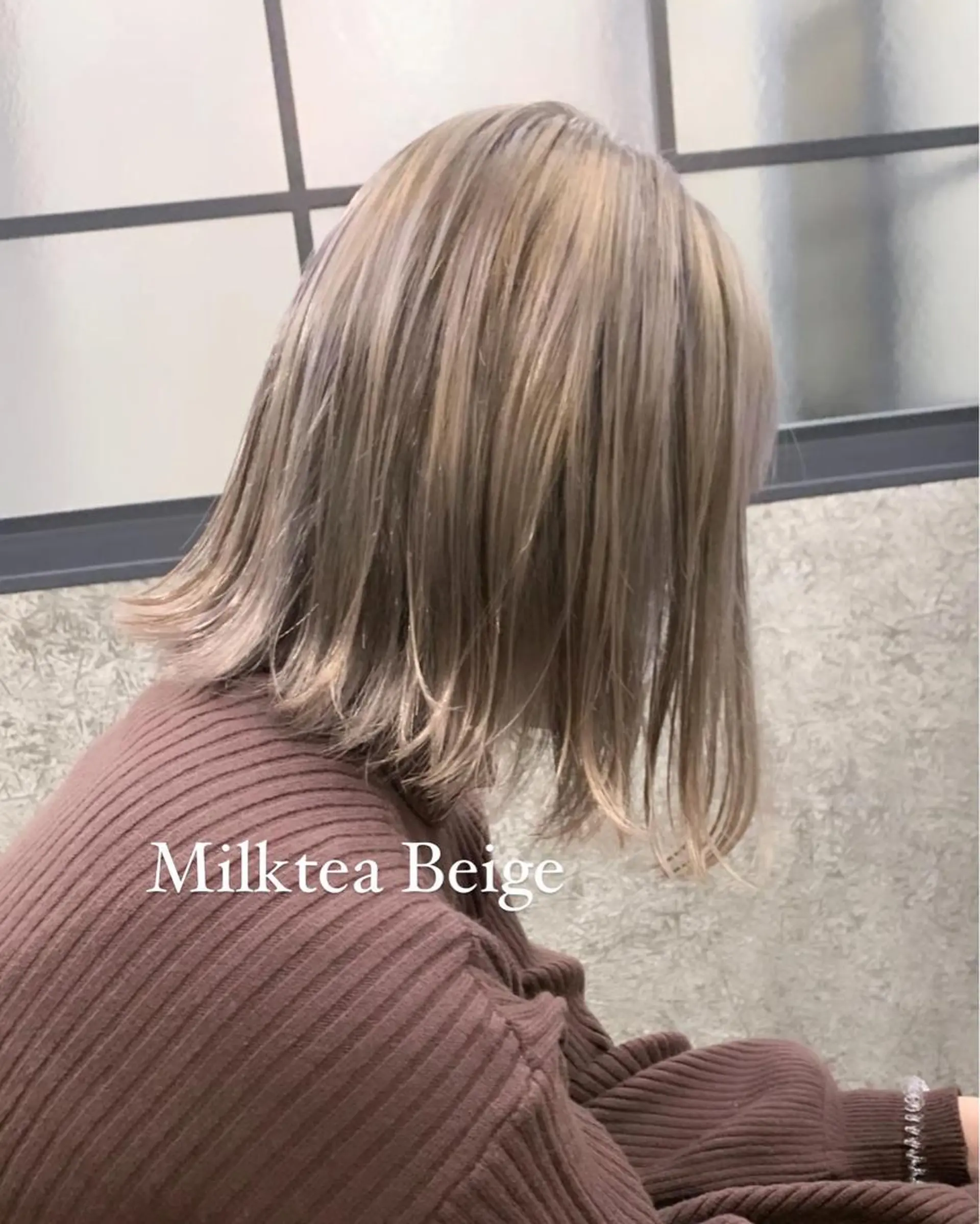 ミディアム Leben所属・垢抜けヘア♡柔らかい カラー/mihoのヘアスタイル