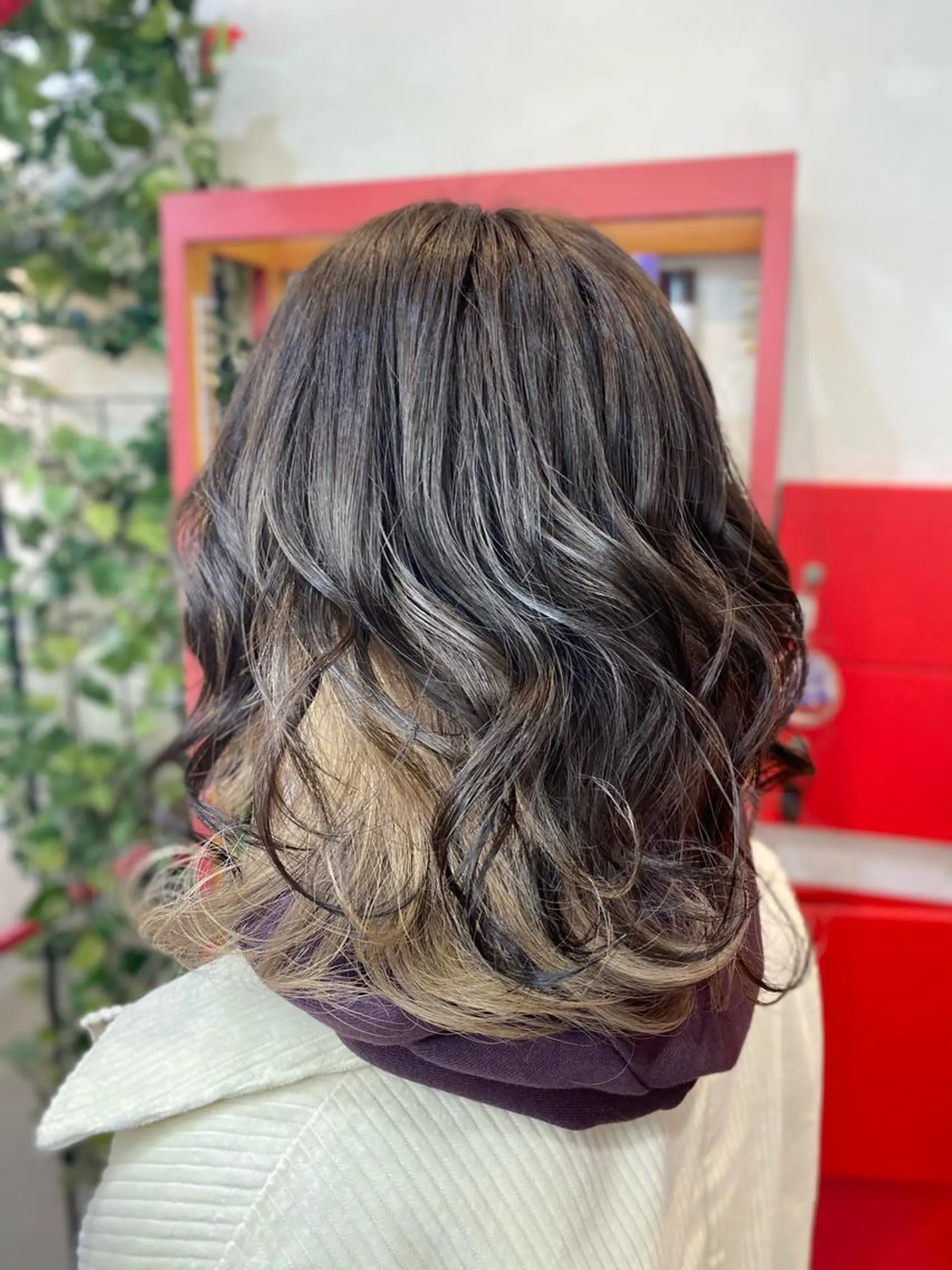 ミディアム ヘアカラー ゆぴ☾‪/推しカラー /ハイトーンのヘアスタイル