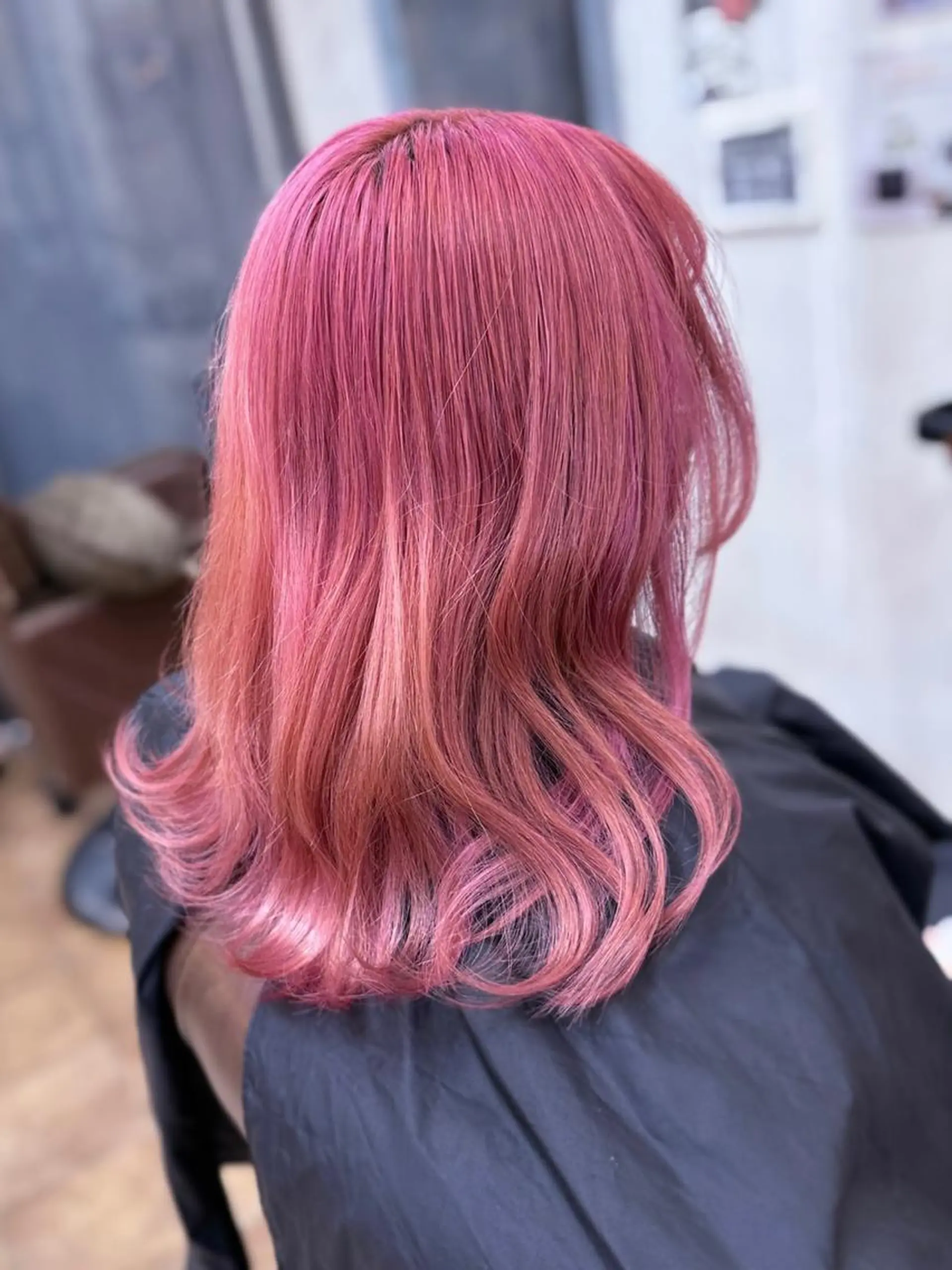 セミロング メンズパーマ 本多のヘアスタイル