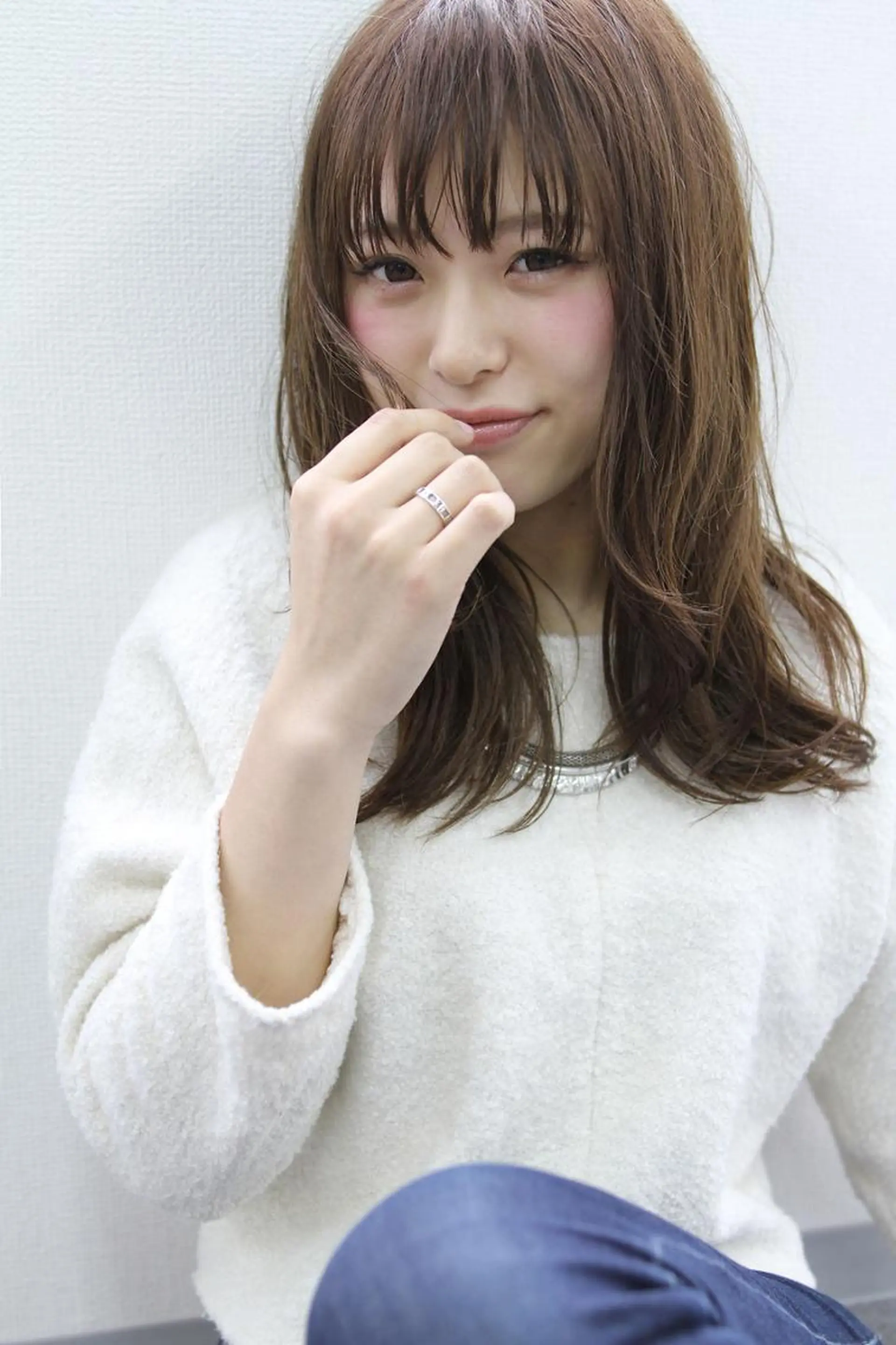 セミロング カラー EMANONシェアサロン心斎橋店所属・韓国メンズヘア　ミル クティボブ　足立佳代のヘアスタイル