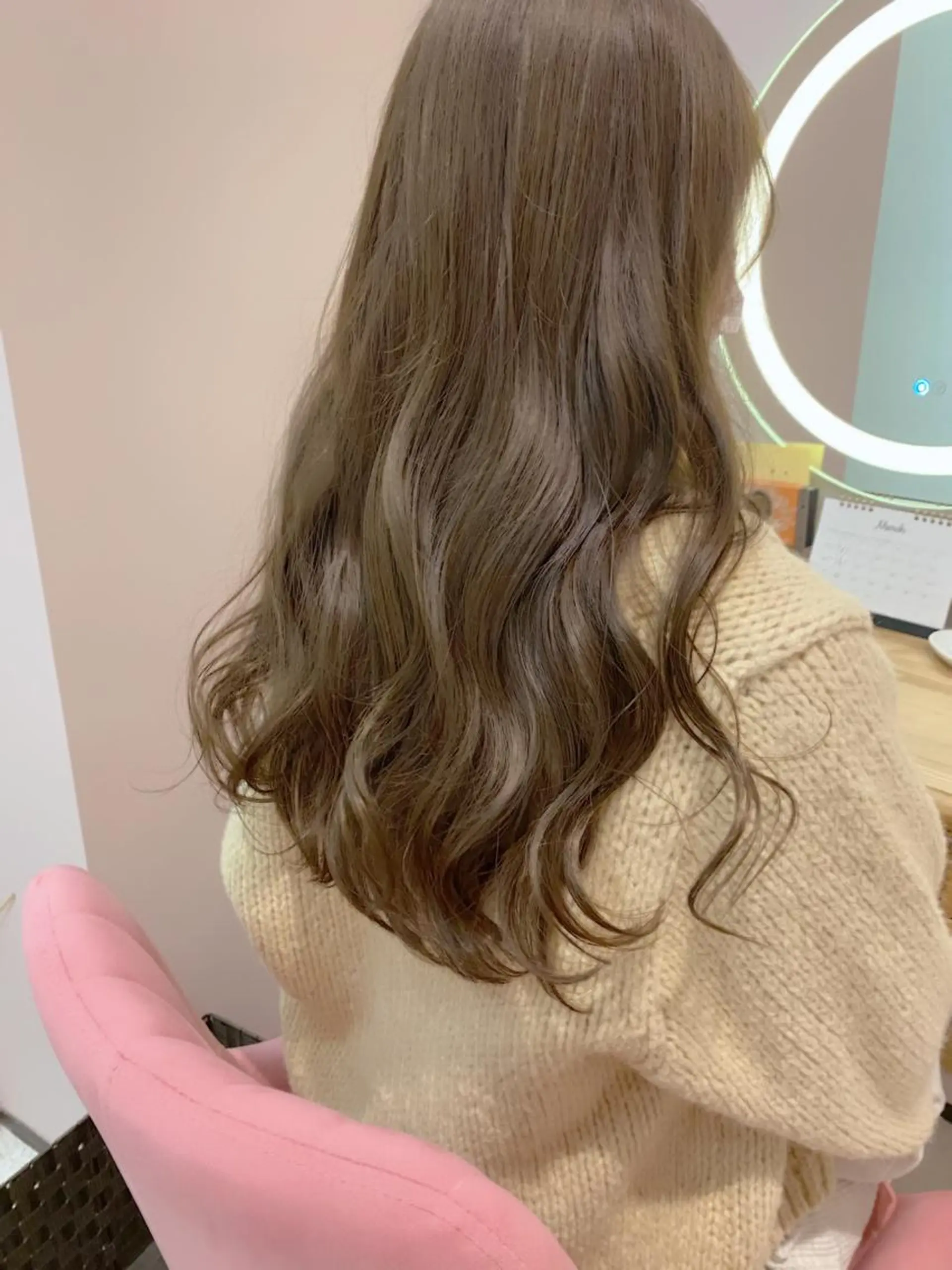 ロング カラー ベージュカラー オリーブベージュ matsuzawa mihoのヘアスタイル