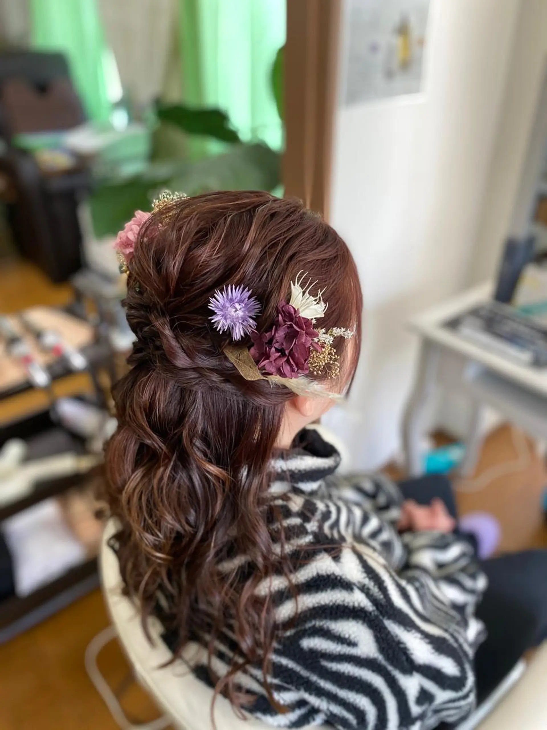 ロング ヘアアレンジ ハーフアップ hairmake Sakura松本真理のヘアスタイル