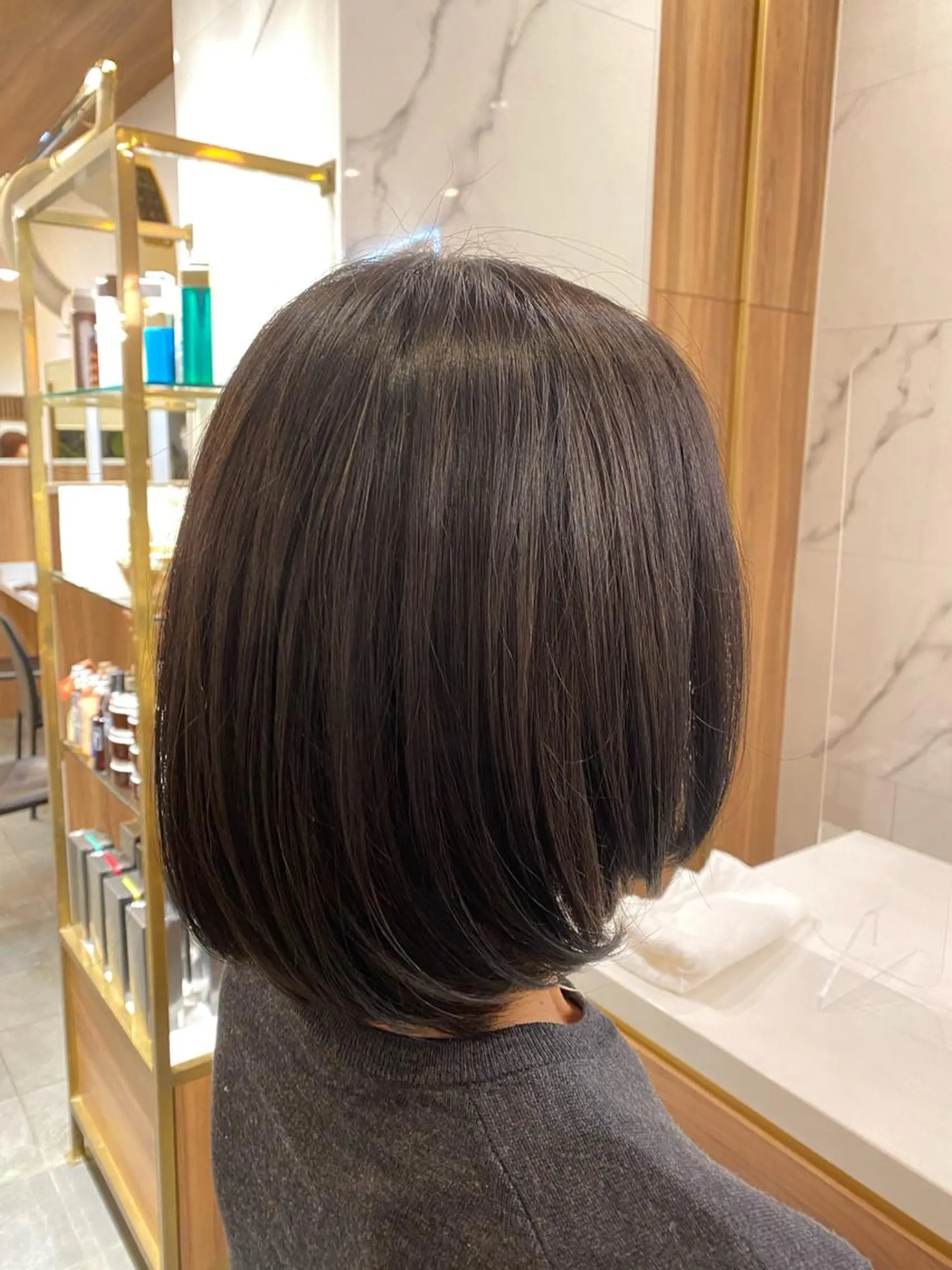 ミディアム カラー 門崎未依/レイヤー/ メンズカット🪿のヘアスタイル