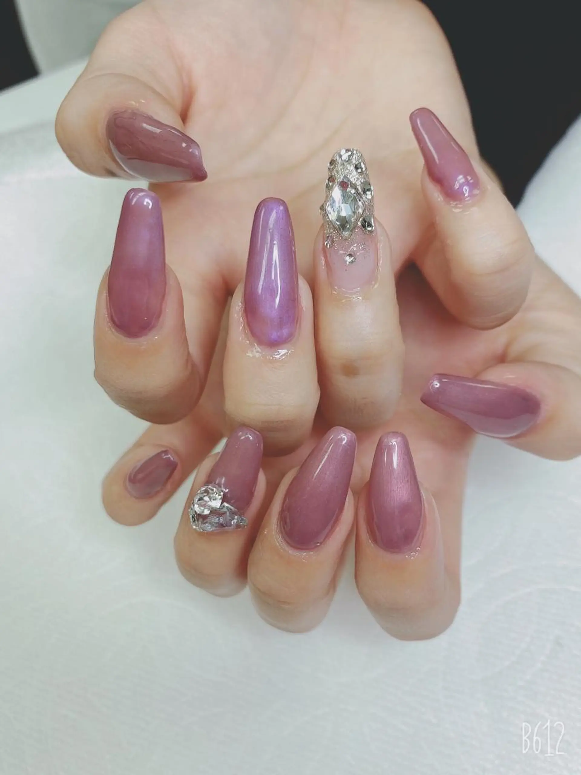 セミロング ハンドネイル JNA認定講師🌸 RIEのネイルデザイン