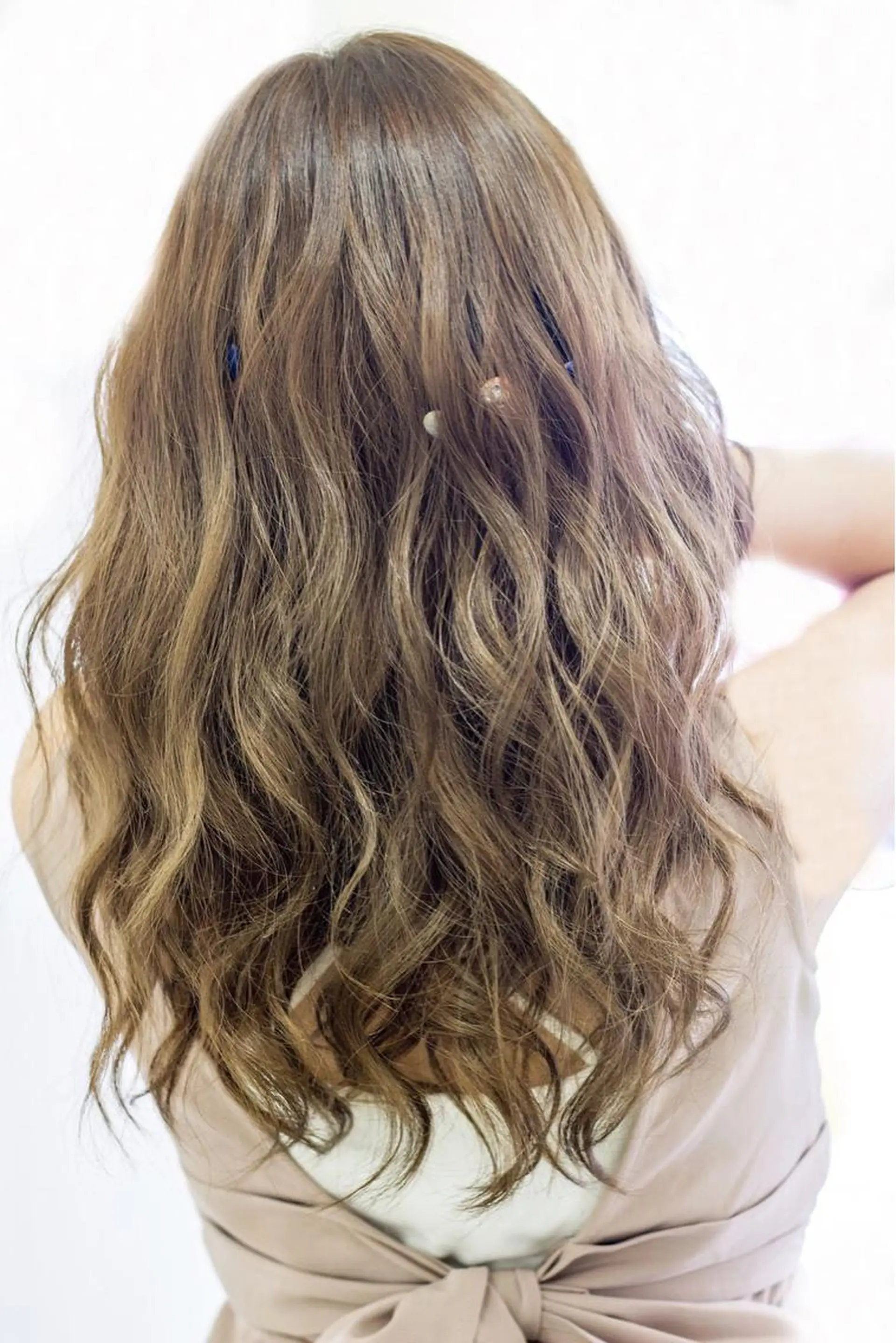 ロング カラー シールエクステ エクステ れん/ハイトーン /エクステ/韓国風のヘアスタイル