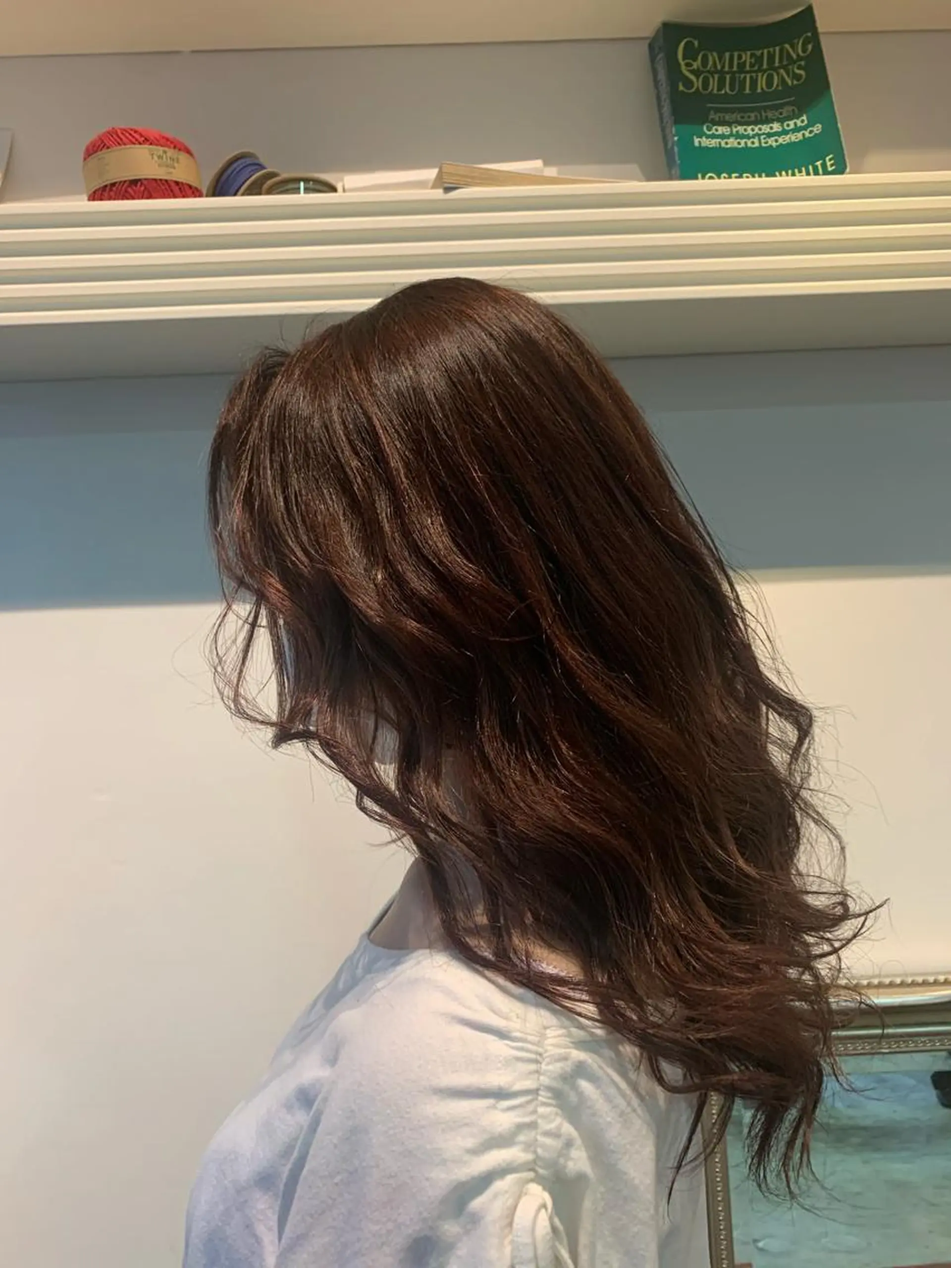 セミロング カット ヘアカラー トリートメント ヘッドスパ ヘアセット 山口 竣也のヘアスタイル