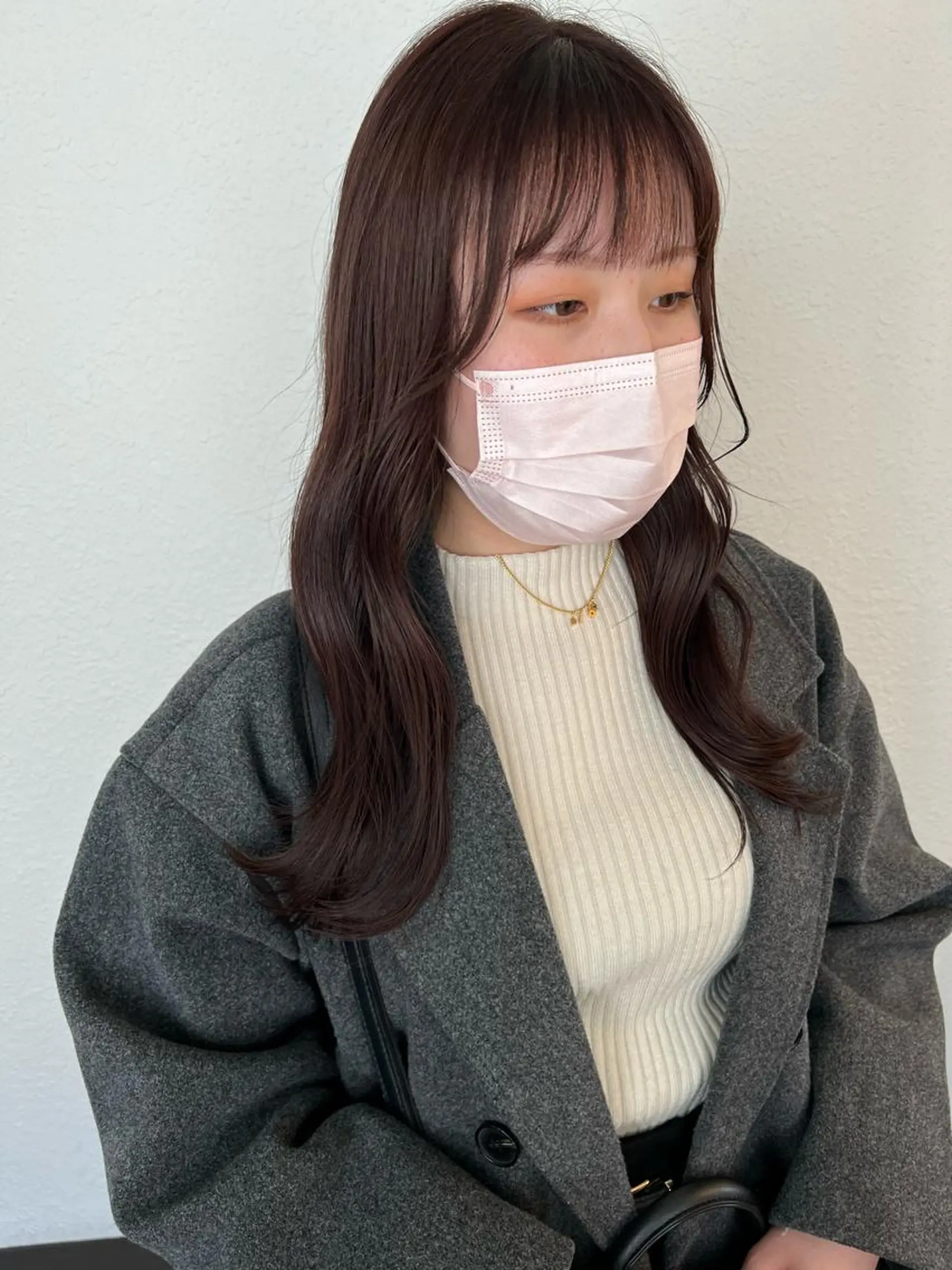 ロング カット ヘアカラー トリートメント ヘアセット 名駅/艶韓国風ヘア miyabiのヘアスタイル