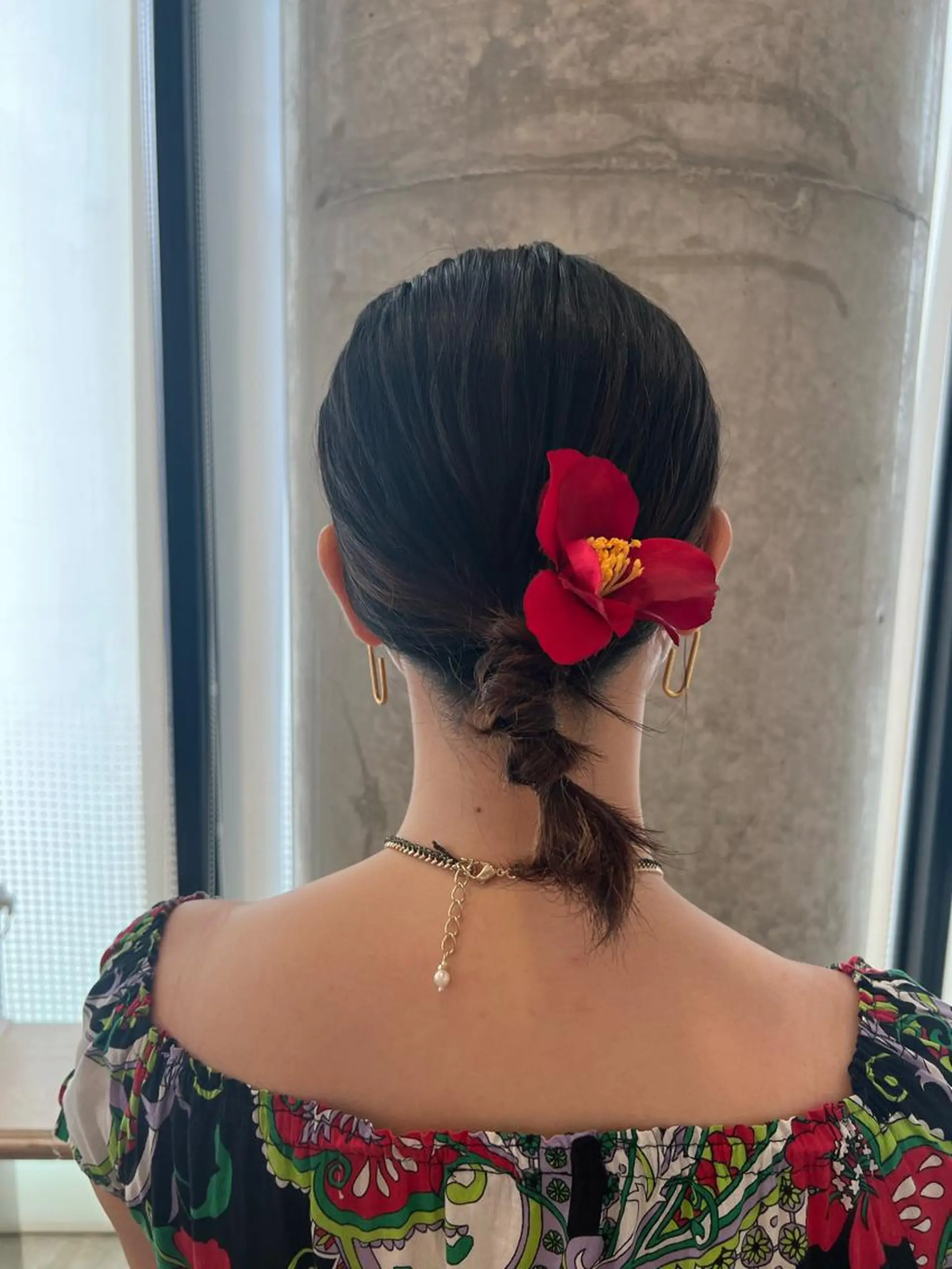 ミディアム ヘアアレンジ ヘアセット SALOWIN川崎WEST店所属・🌷川崎/アレンジ/ 暖色ボブ/コトネ🌷のヘアスタイル