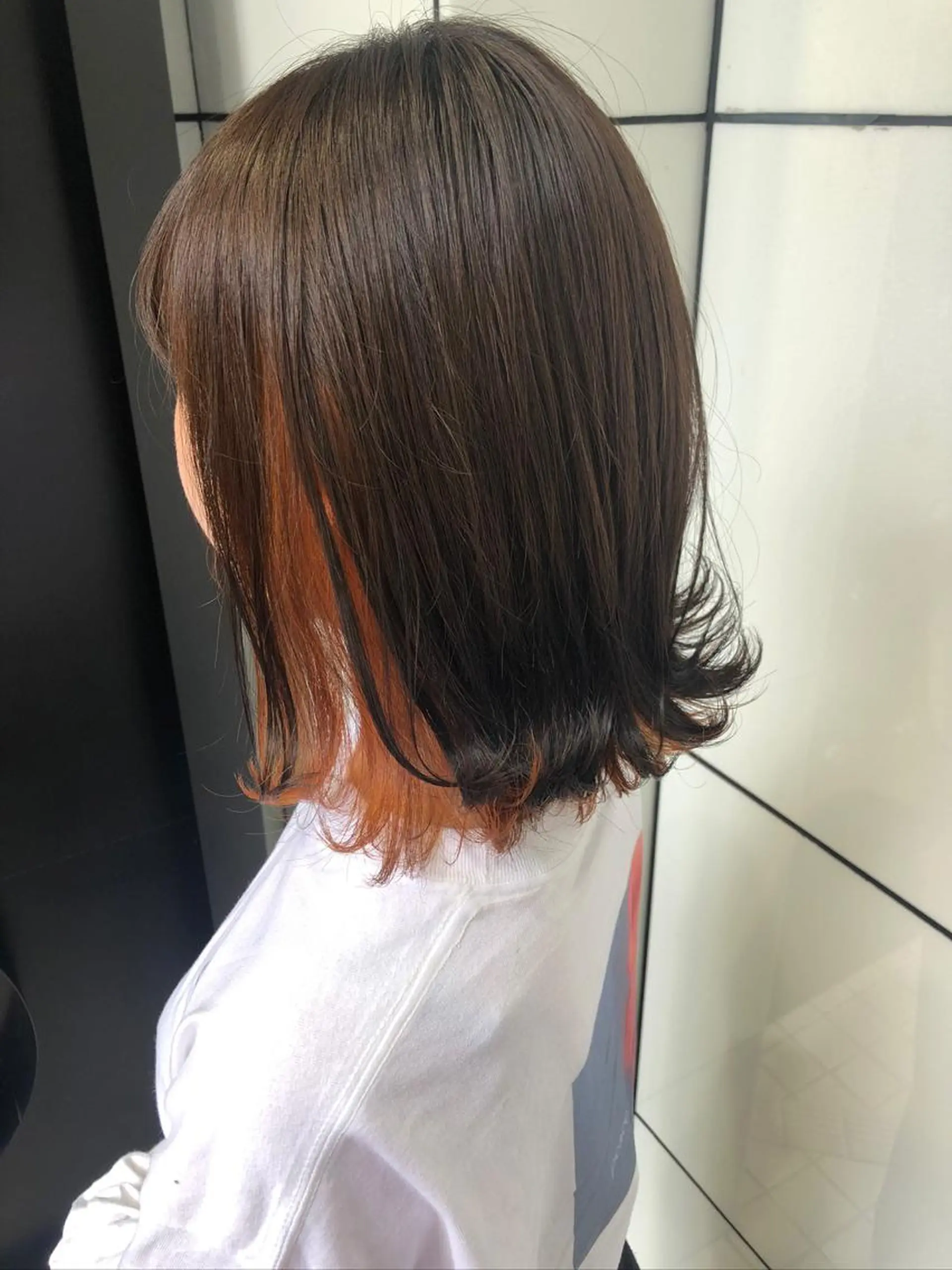 ミディアム カラー newi saLyu 今井海斗のヘアスタイル