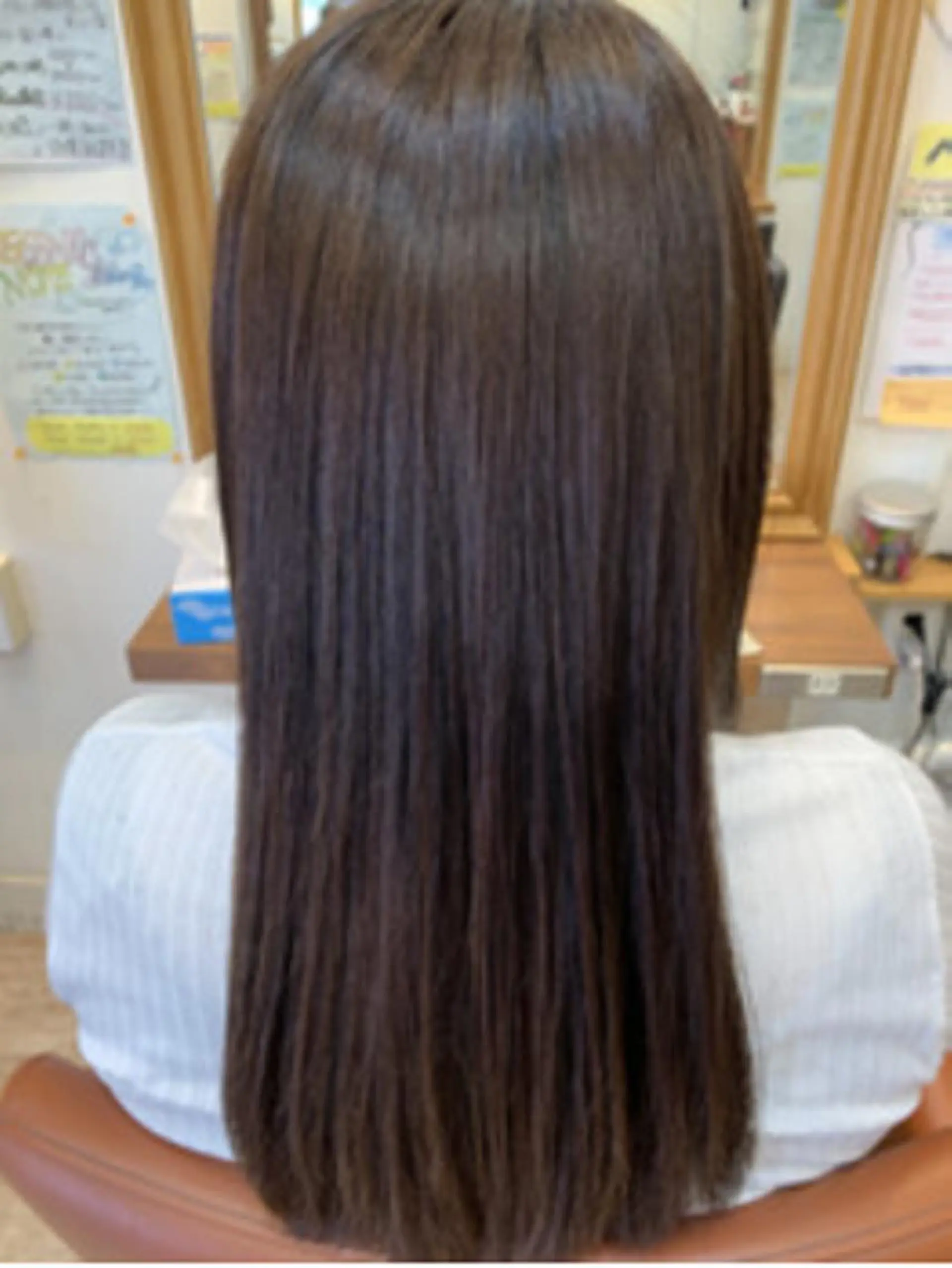 ロング 学生 縮毛矯正 トリートメント カット ヘアカラー トリートメント 関 健二郎のヘアスタイル