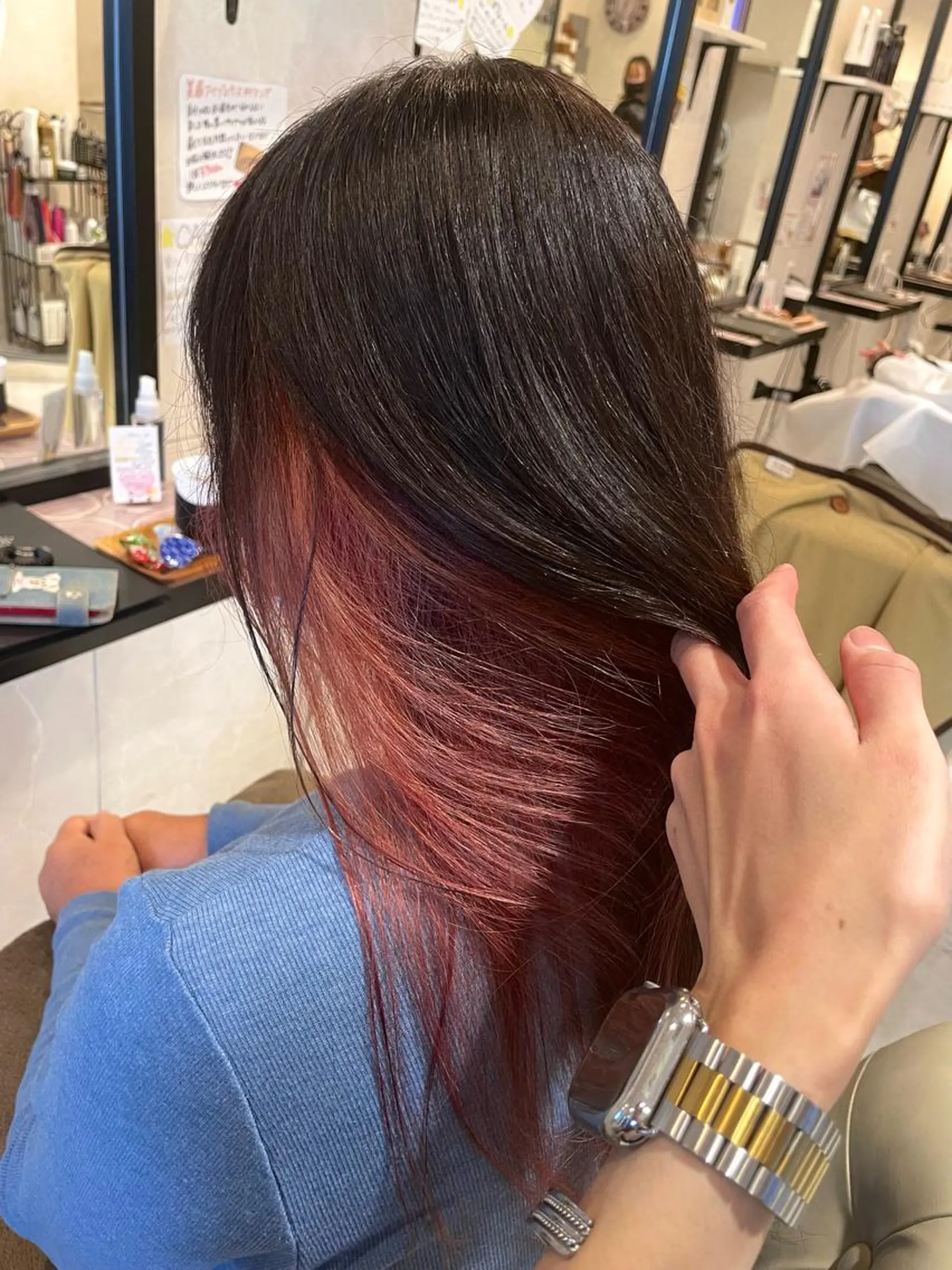 ロング カラー カット ヘアカラー トリートメント 本店店長☆ 前原海翔のヘアスタイル