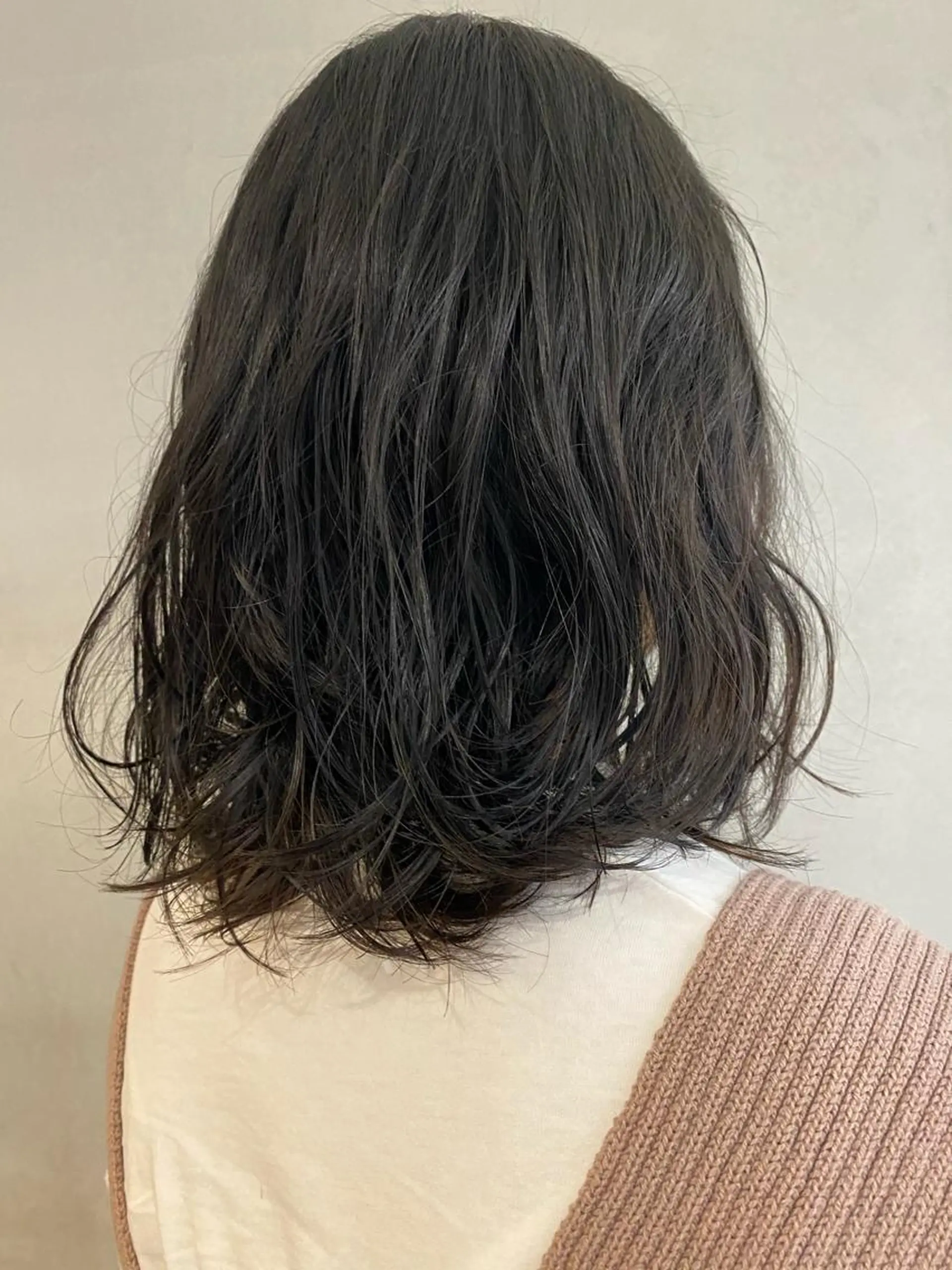 ミディアム ミディアムパーマ カット パーマ 田村 りなのヘアスタイル