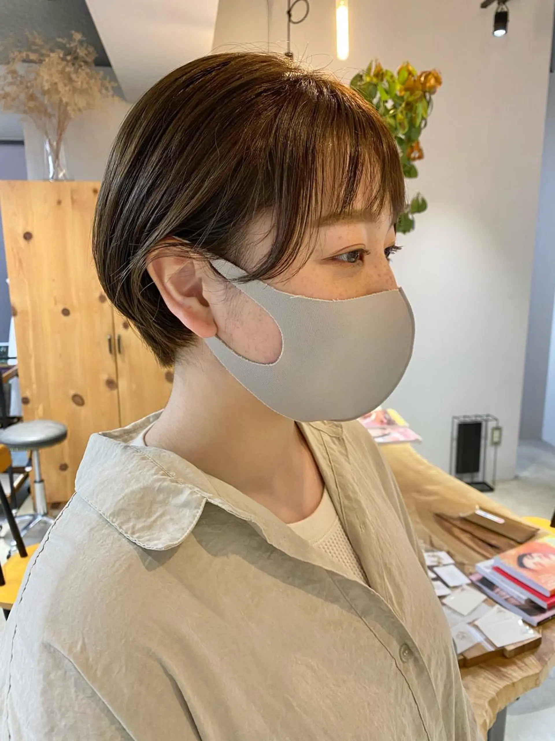 ショート カラー 丸みショート ショートヘア カット ヘアカラー トリートメント コマツリサ ROCCO eastの眉毛・アイブロウイメージ