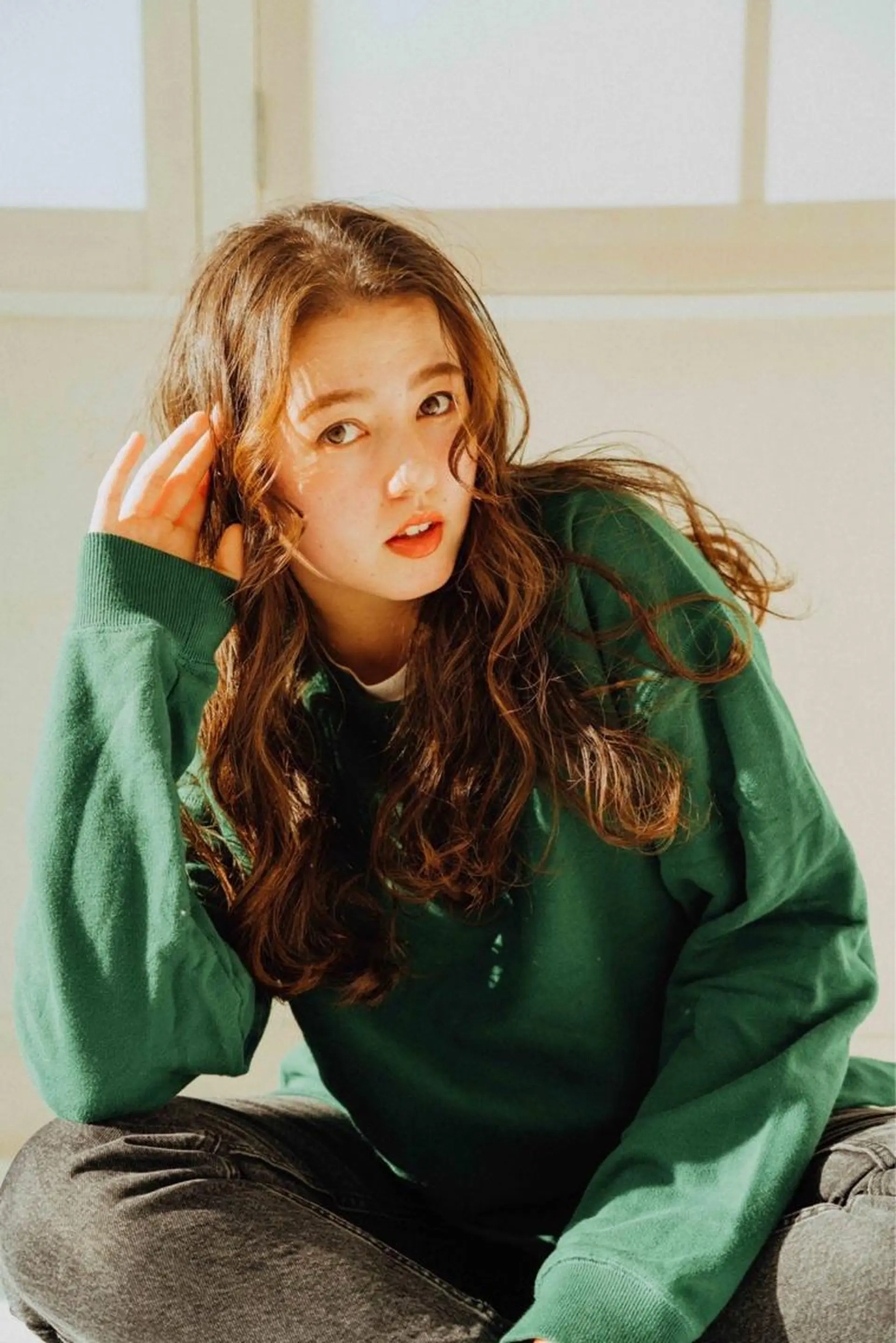 ロング カラー パーマ ヘアアレンジ メンズ キッズ ネイル マツエク・マツパ メンズウルフカット アディクシーカラー 透明感カラー ボブ ウルフカット unu hair所属・藤井 仁紀のヘアスタイル