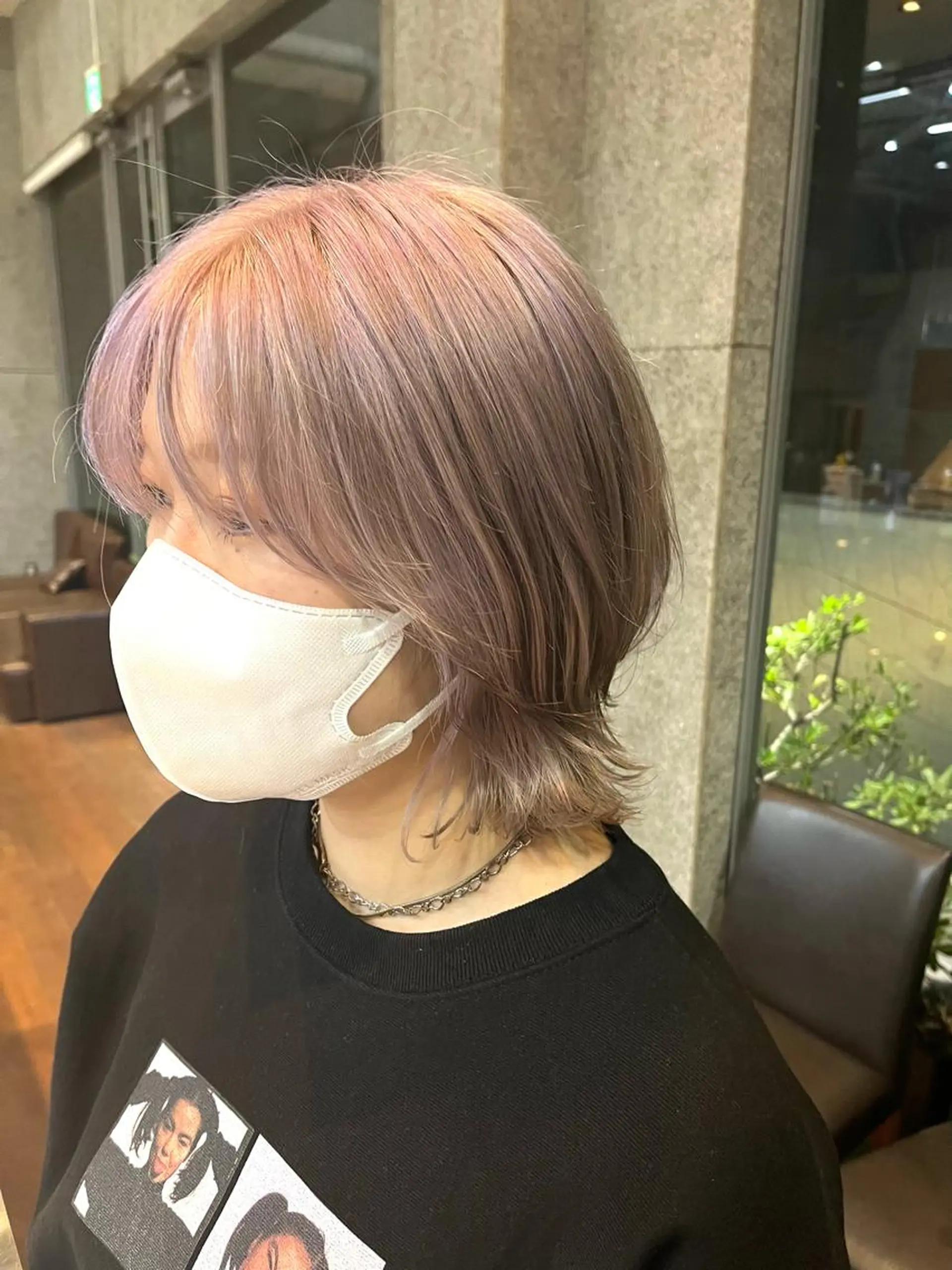 ミディアム カラー ヘアカラー トリートメント うるツヤハイトーン✨ /西川郁巳のヘアスタイル