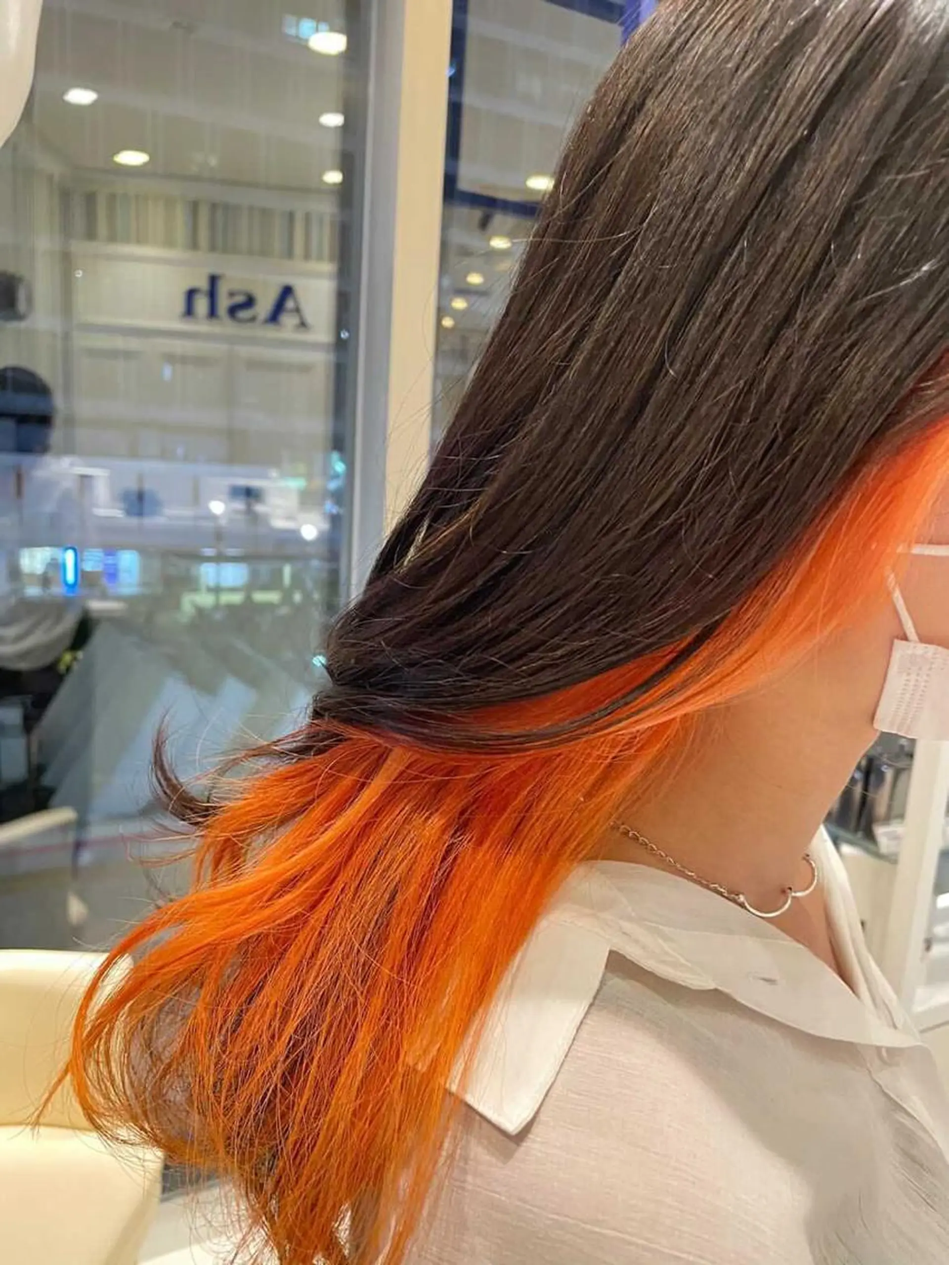 ロング 💗ブリーチなし 透け感💗徳井はやとのヘアスタイル