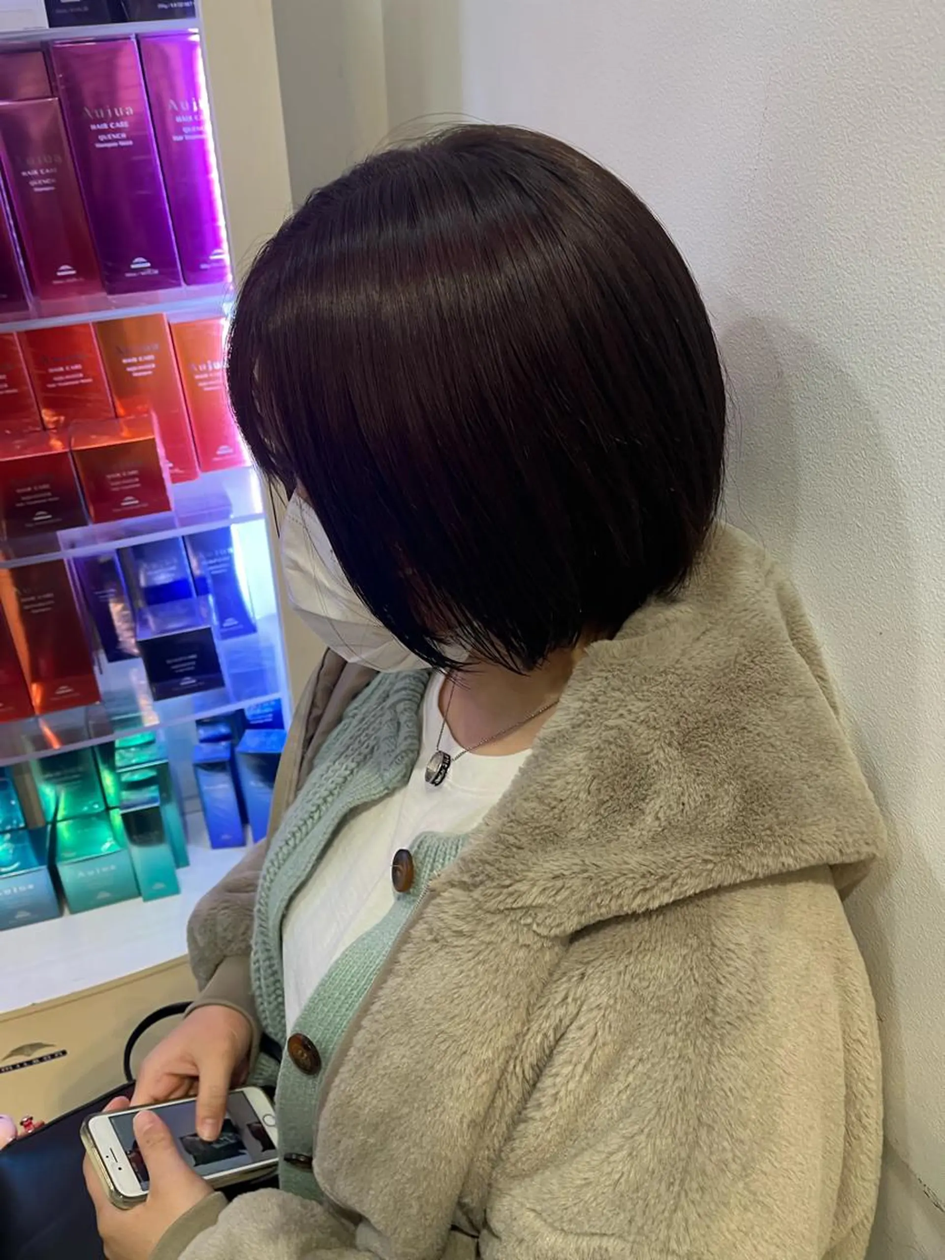 ショート カラー ブラウンカラー ヘアカラー トリートメント 髪質改善・デザイン 特化Shion🦊のヘアスタイル