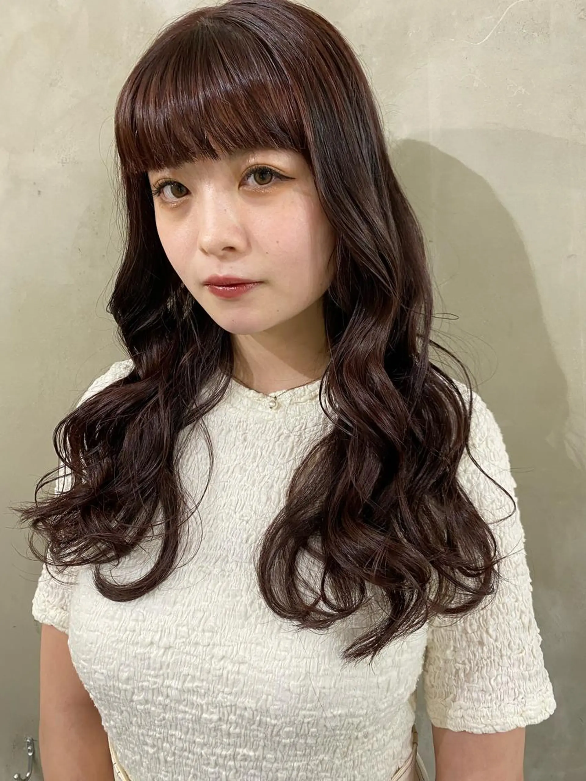 ロング カット ヘアカラー パーマ 縮毛矯正 トリートメント ヘアセット kai .のヘアスタイル