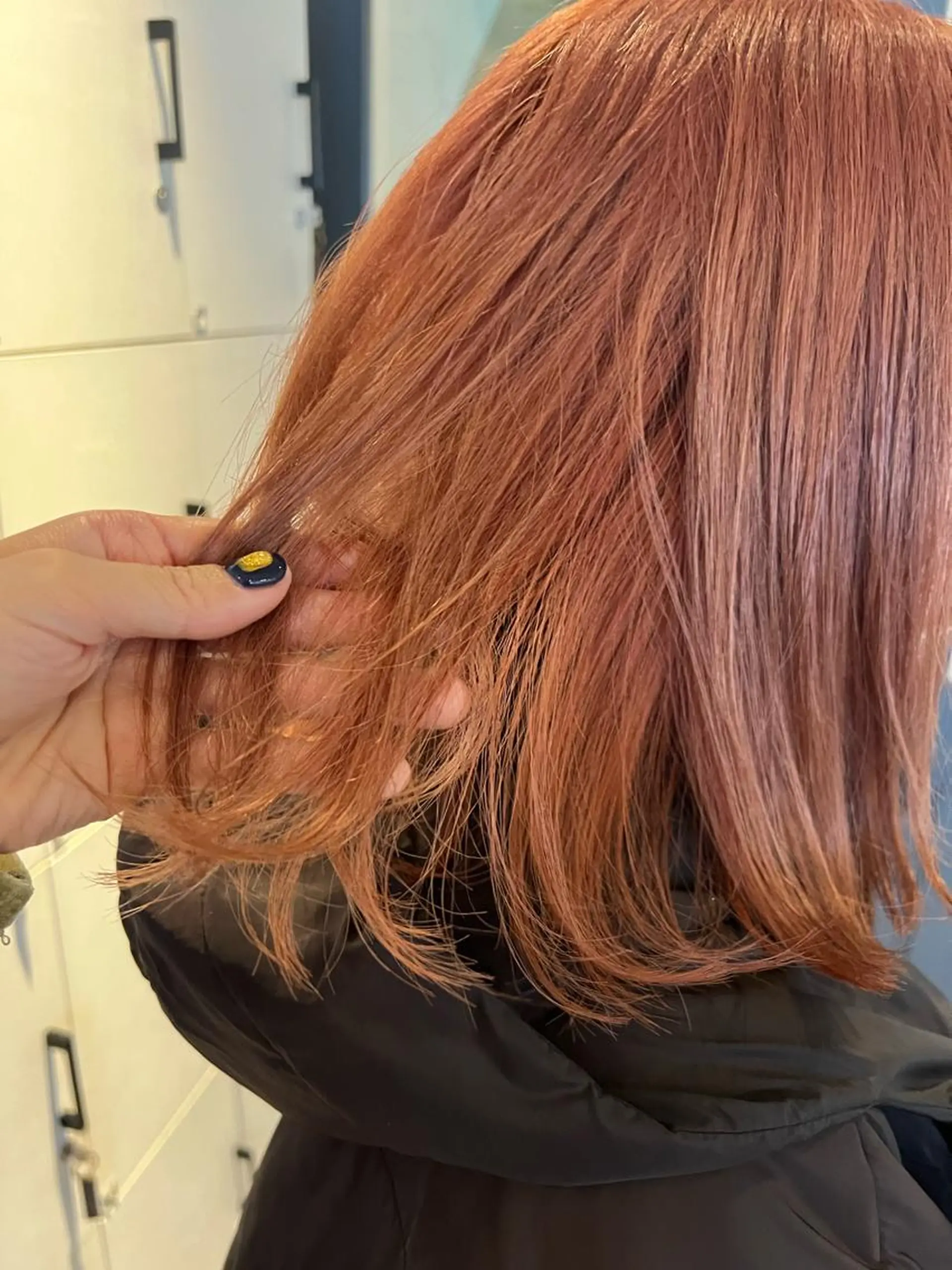 ミディアム カラー パーマ ヘアアレンジ メンズ キッズ ネイル マツエク・マツパ アイブロウ メンズブリーチ ブリーチ SALOWIN梅田茶屋町店所属・ウルフレイヤーカット /チヒロのヘアスタイル