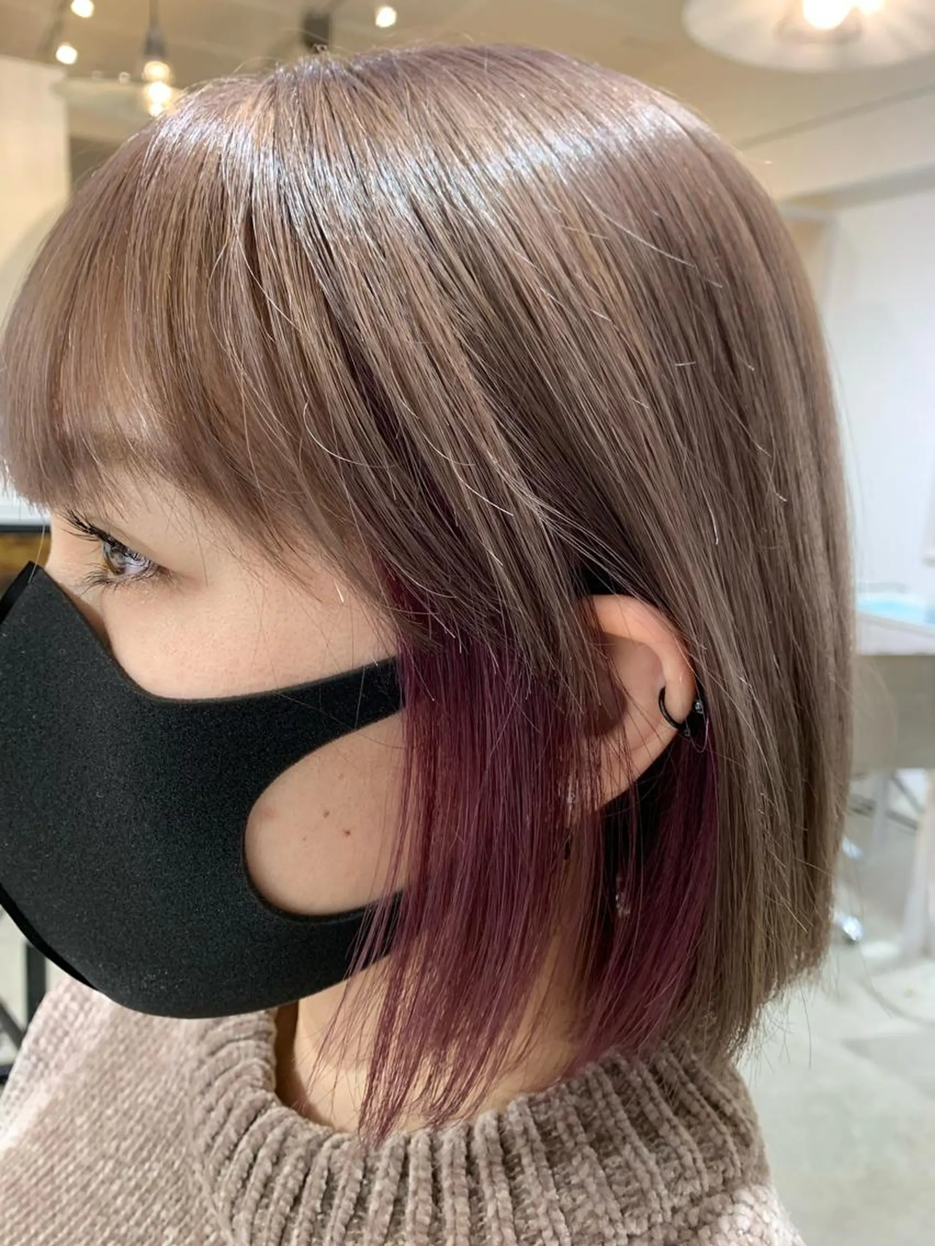 ミディアム カラー ヘアアレンジ メンズ カット ヘアカラー トリートメント Sia中野新橋 『JUNYA』のヘアスタイル
