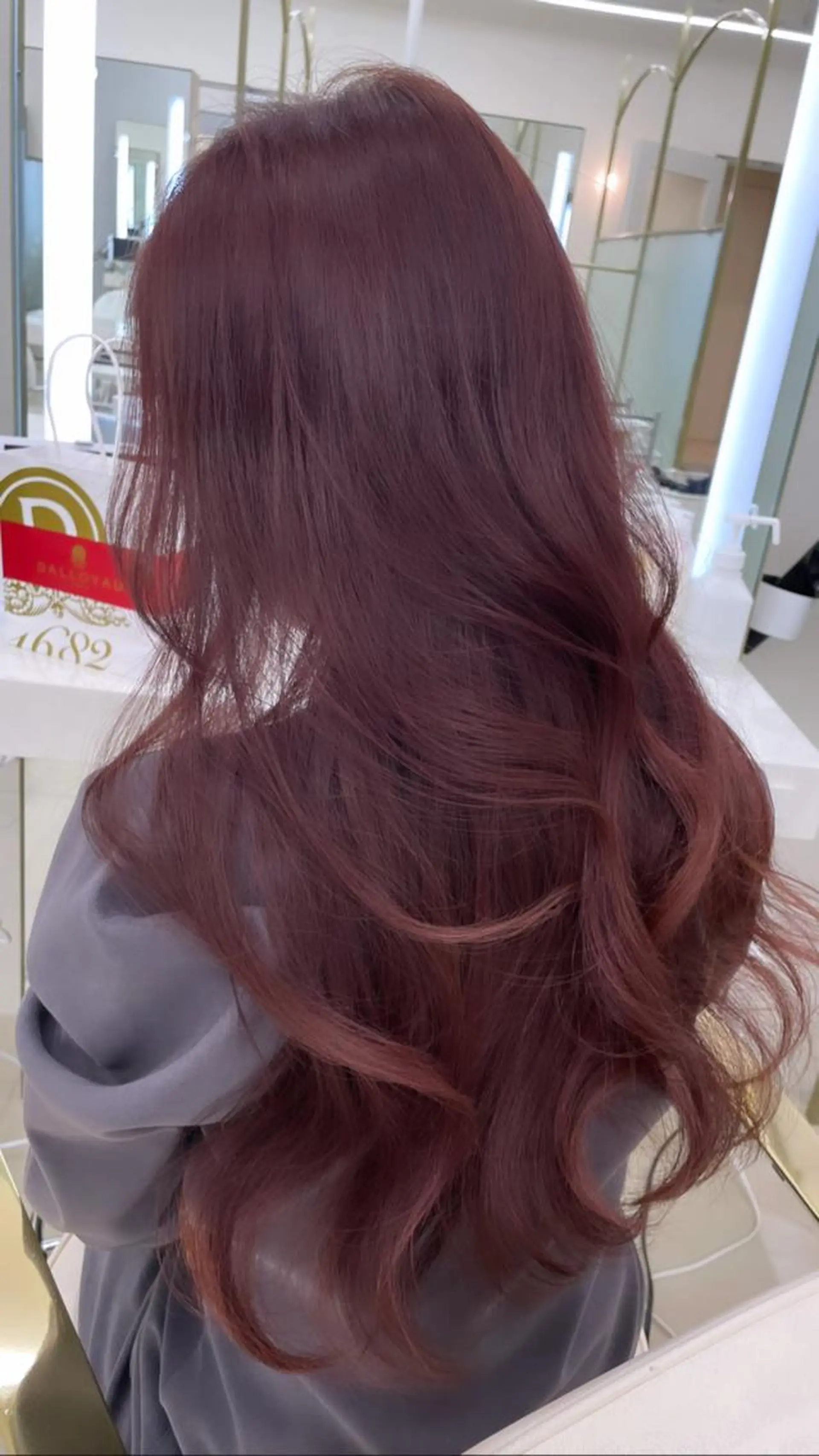 ロング カラー ブリーチ ブリーチなしカラー COA GINZA 空也/前髪/顔まわりのヘアスタイル