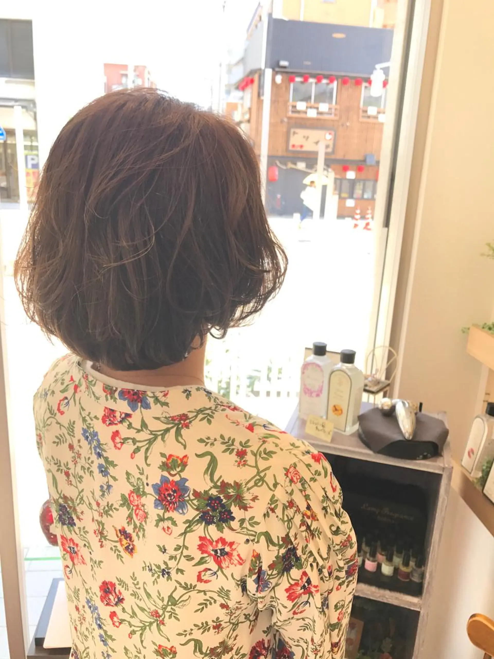 ショート カラー ヘアアレンジ ミント ミントグリーン スズキ シオリのヘアスタイル