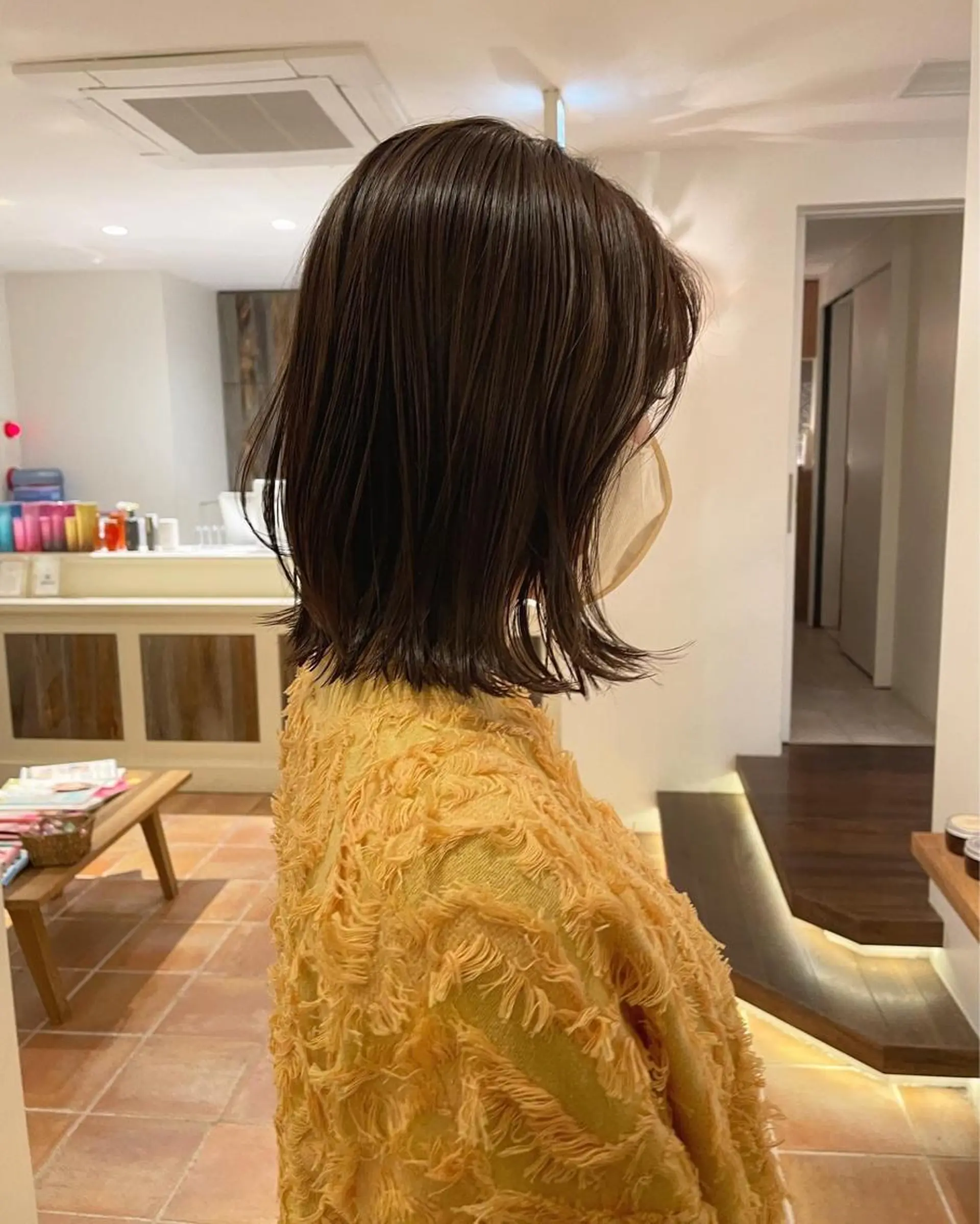 ショート カラー ブラウンカラー グレージュ ボブ カット ヘアカラー トリートメント ボブ/レイヤー/ケア パーマ/リュウタのヘアスタイル