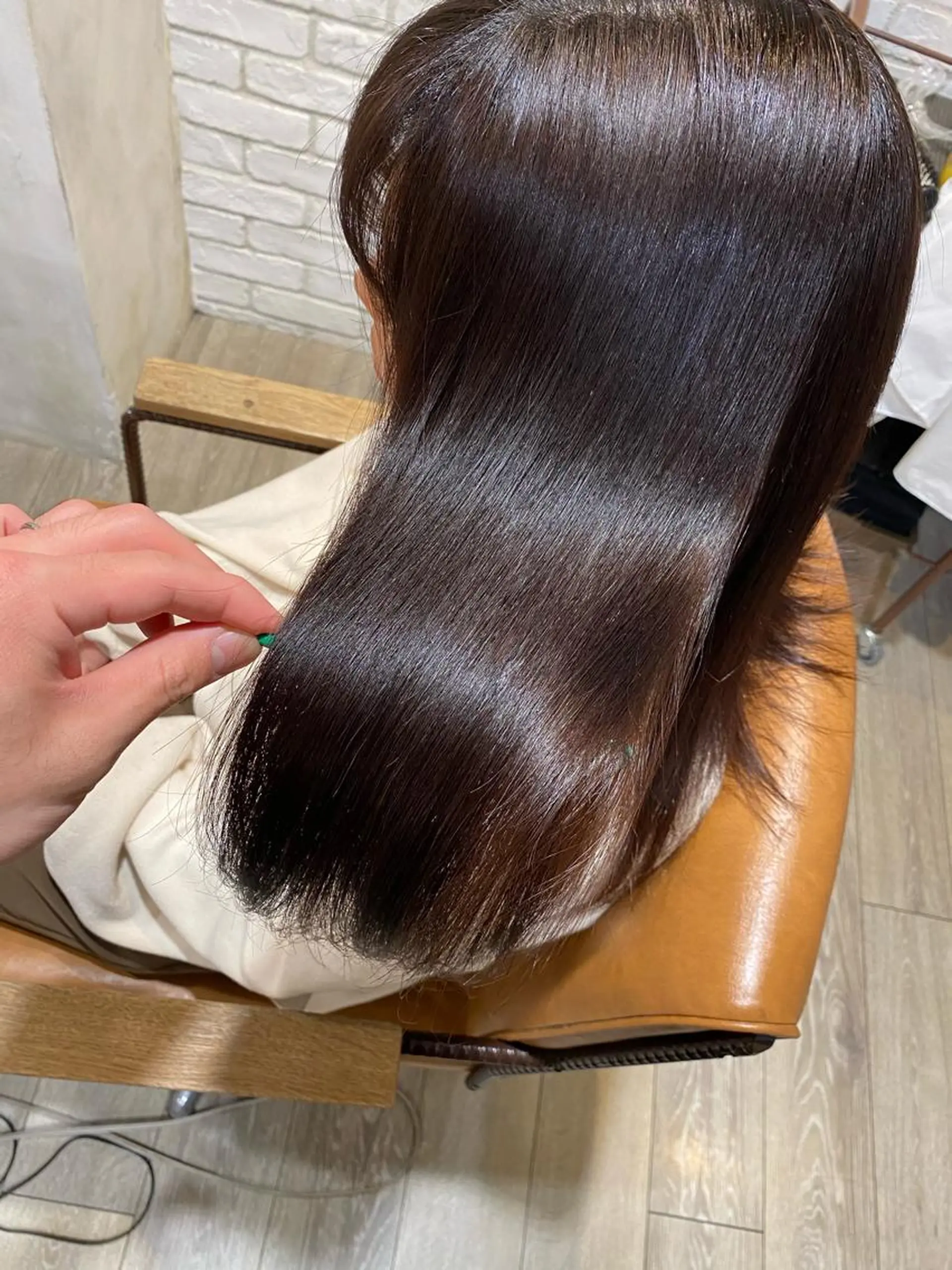 カラー パーマ 縮毛矯正 安部 真輝のヘアスタイル