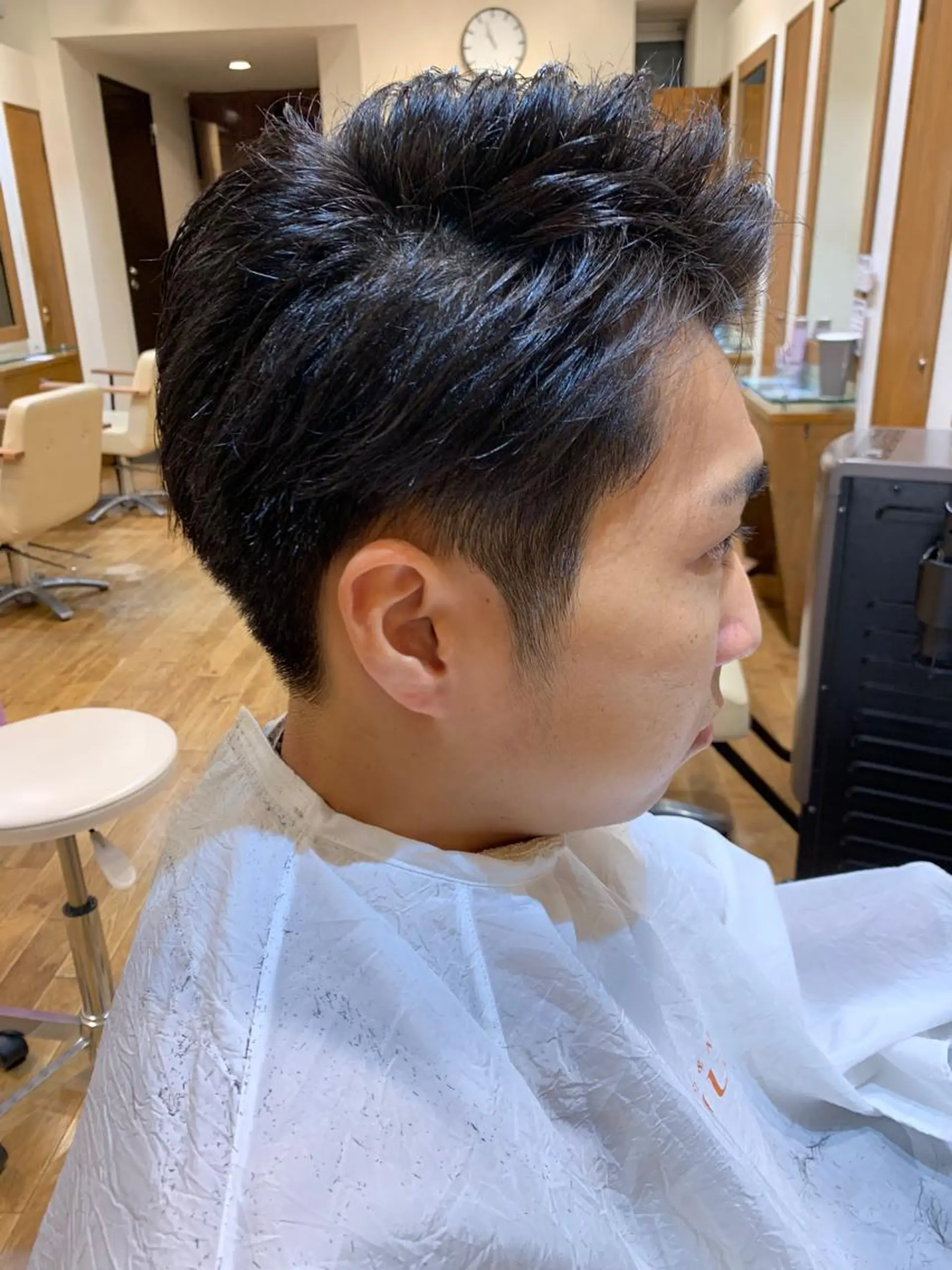 メンズ エクリ麻布十番所属・斉藤健 秋谷百花のヘアスタイル