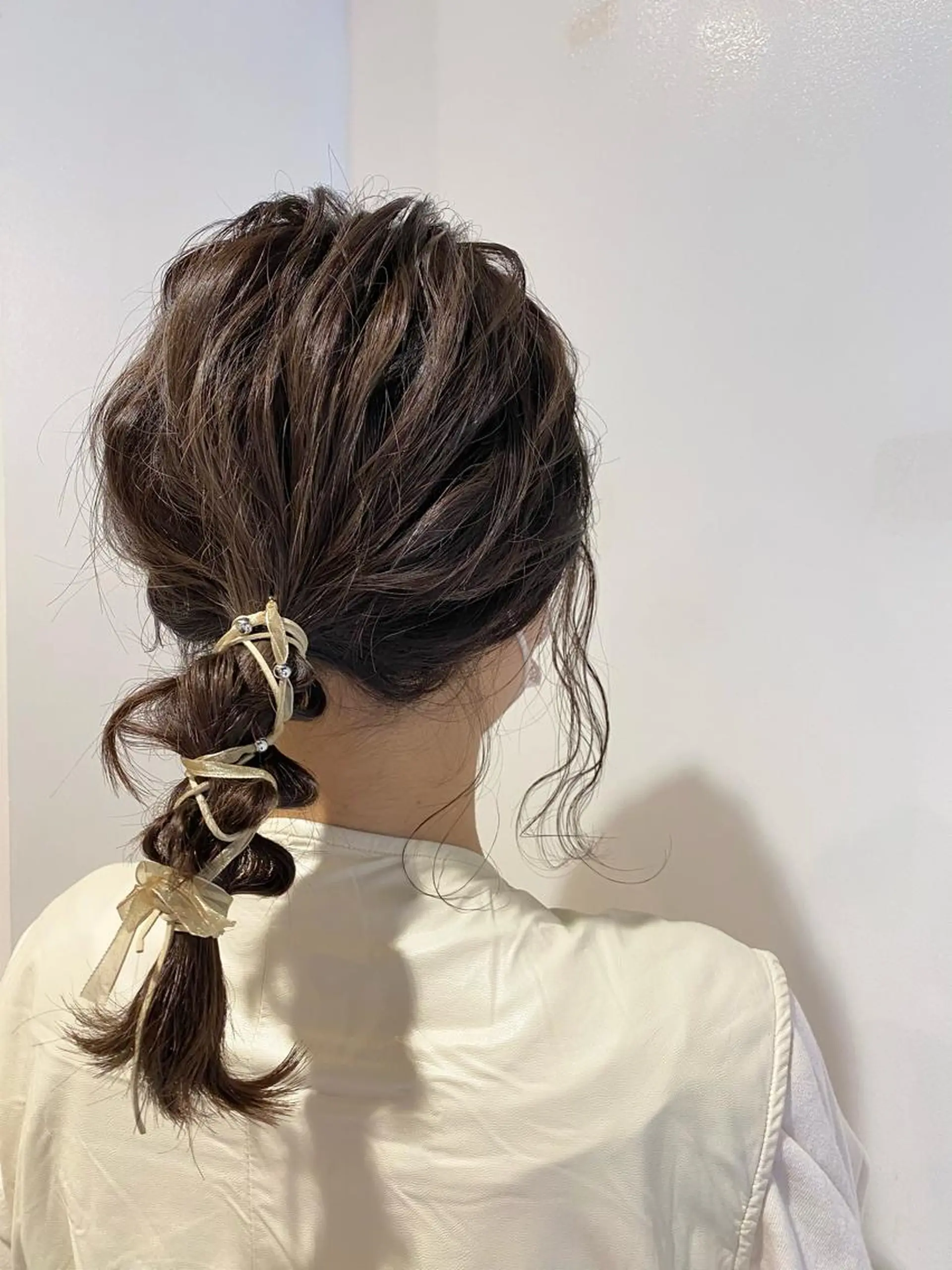 ミディアム ヘアセット le'a所属・谷町/Le'a /竹原詩緒奈のヘアスタイル