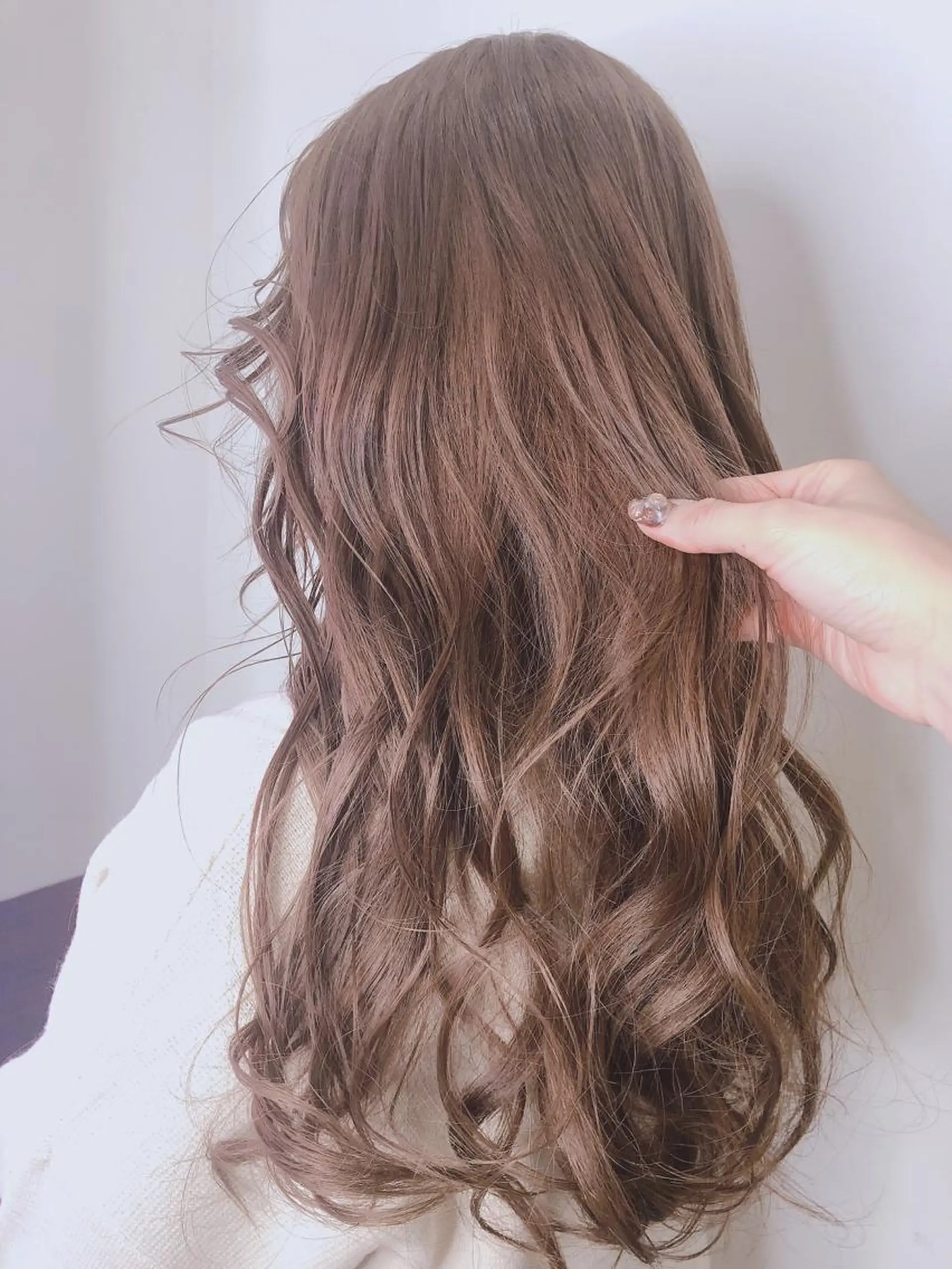 ロング カラー ヘアカラー トリートメント 🧸プルエクステ❤︎ ネイルKAO🧸のヘアスタイル