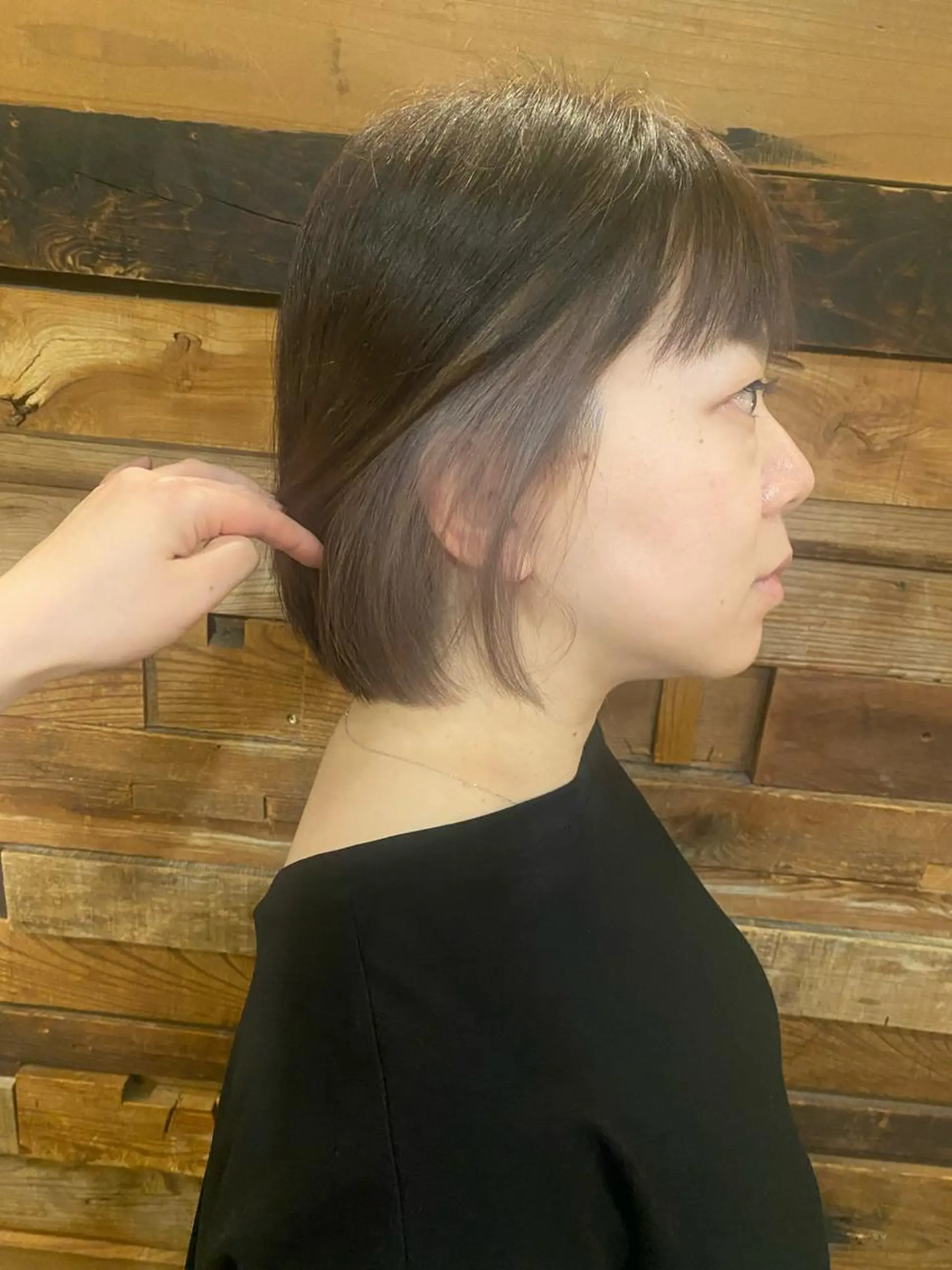 ミディアム 白井 雅美のヘアスタイル