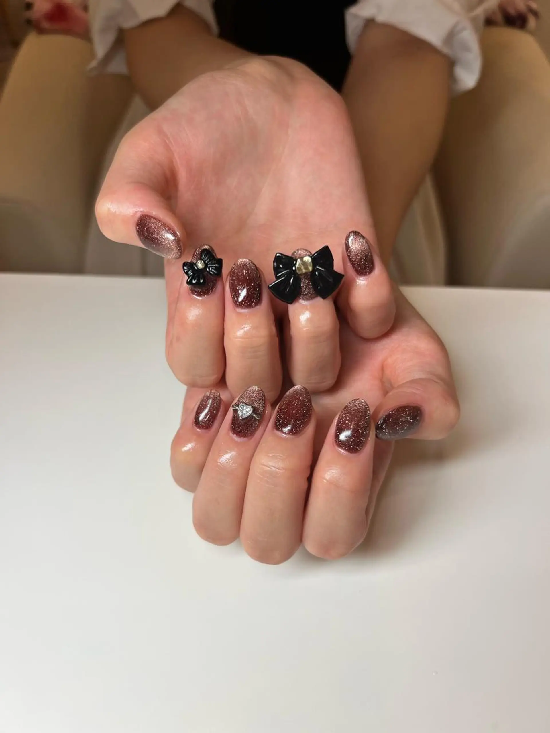 ミディアム ONIKA Nail 青山通り店所属・ONIKA Nail 表参道A4🦋2分のネイルデザイン