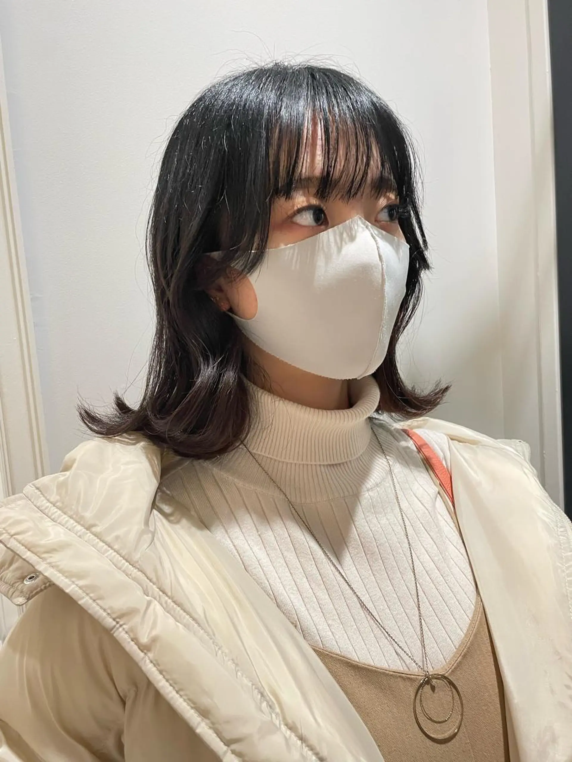 ミディアム くびれヘア 韓国風ヘア 韓国ヘア🤍 慎之介のヘアスタイル