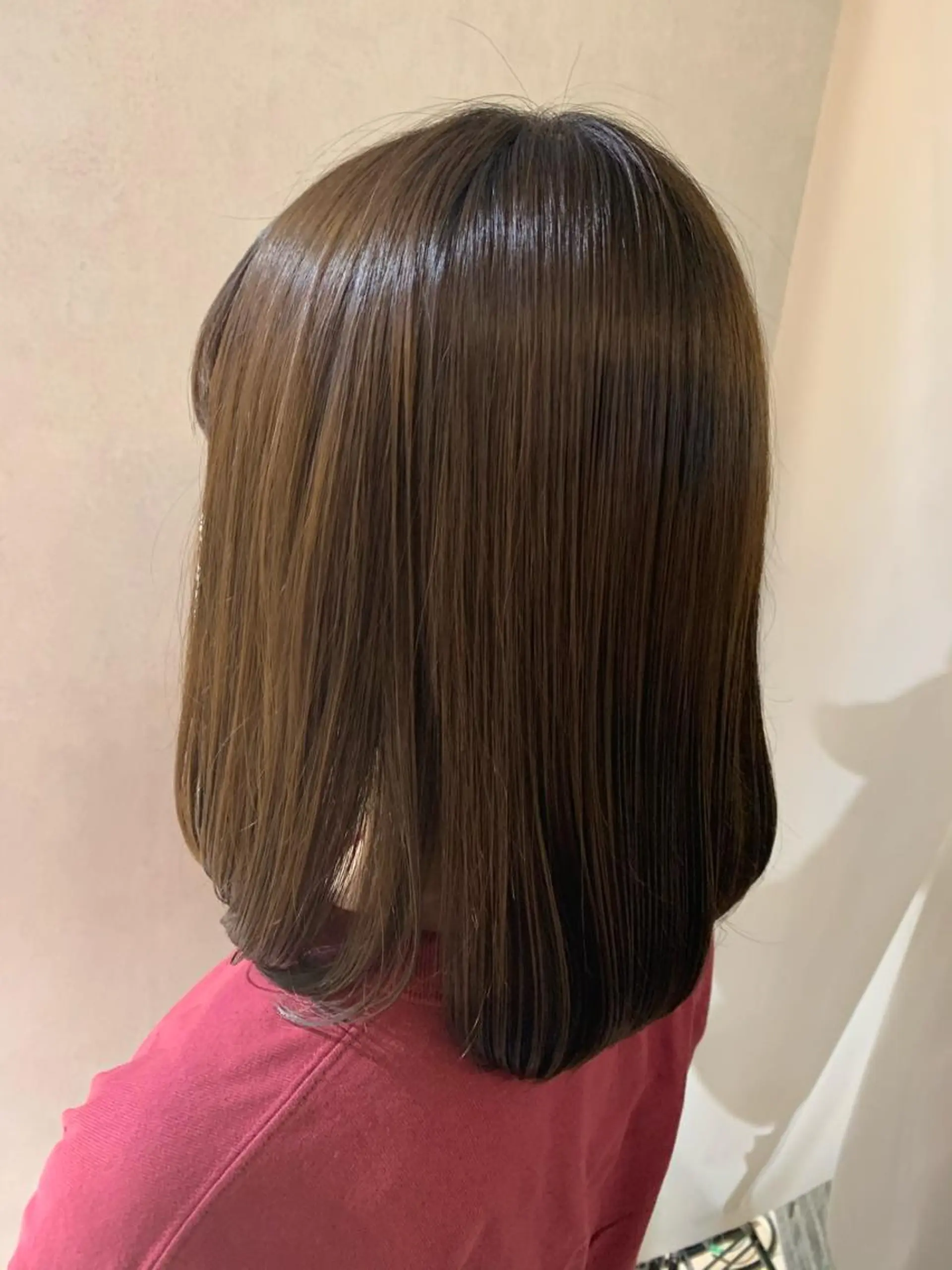 ミディアム 縮毛矯正 Ami 🕊✨のヘアスタイル