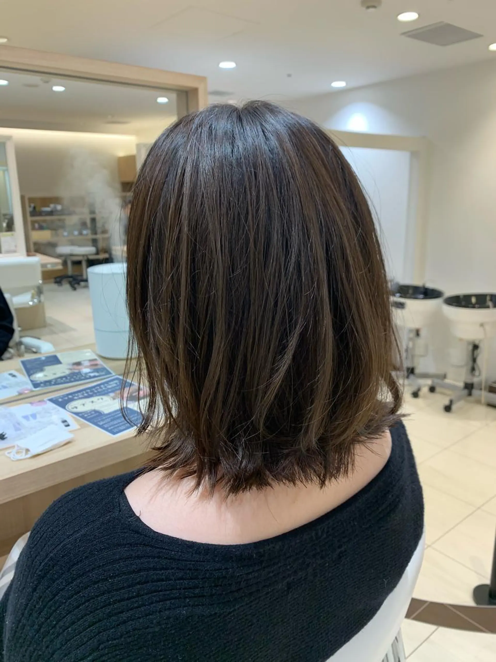 ミディアム HALE 金杉悠作のヘアスタイル