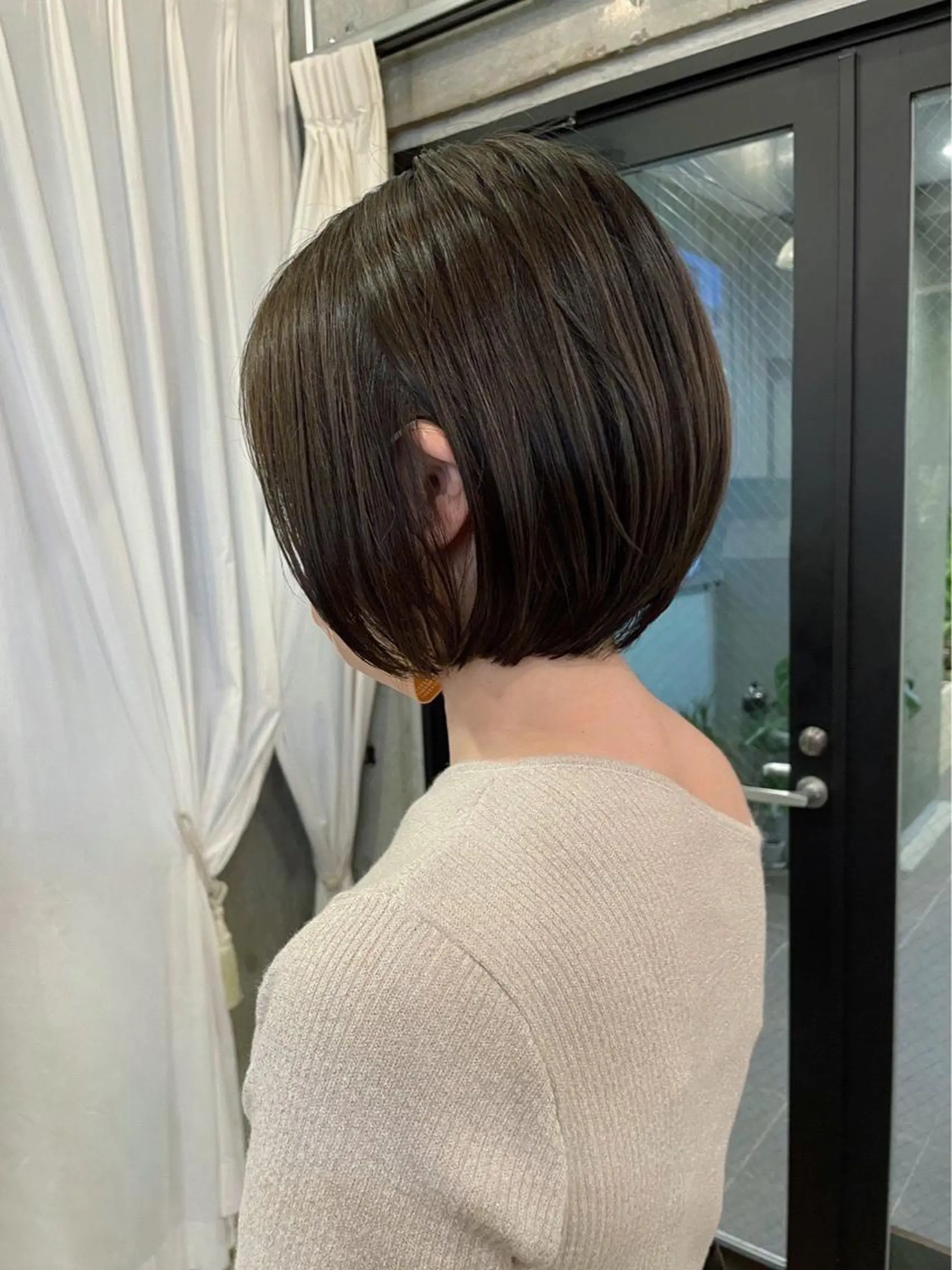 ショート カラー ショートボブ アッシュ アッシュグレー ボブ ショートヘア カット ヘアカラー トリートメント HIROKI ” stylistのヘアスタイル